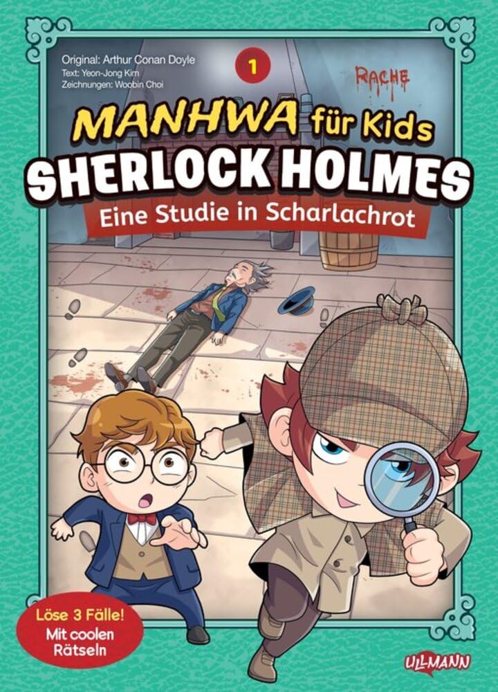 Manhwa für Kids: Sherlock Holmes (Band 1) - Eine Studie in Scharlachrot Manga