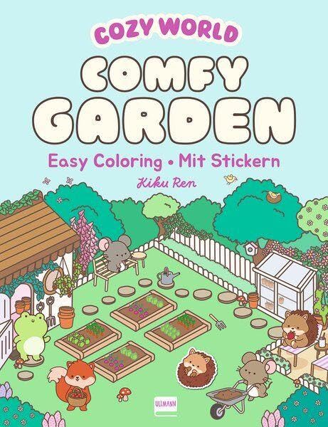 Cozy World - Comfy Garden (mit Stickern) book