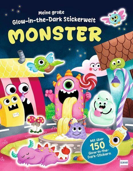 Meine große Glow-in-the-Dark-Stickerwelt - Monster Non-fiction
