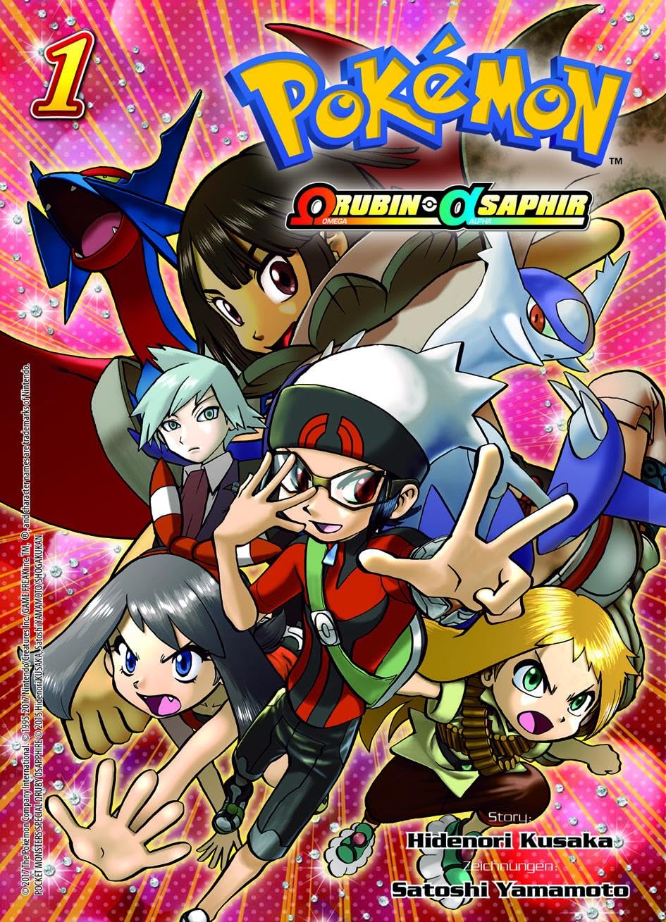 Pokémon Omega Rubin und Alpha Saphir 01 Manga