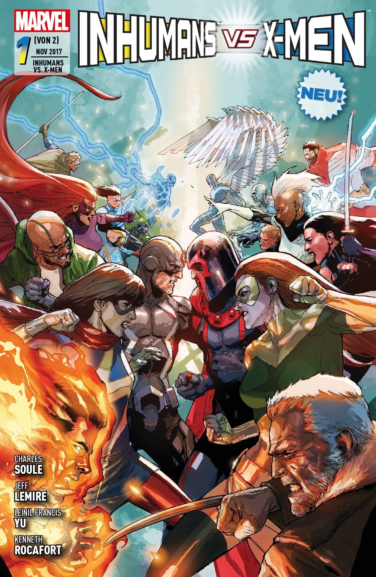 Inhumans vs. X-Men Manga