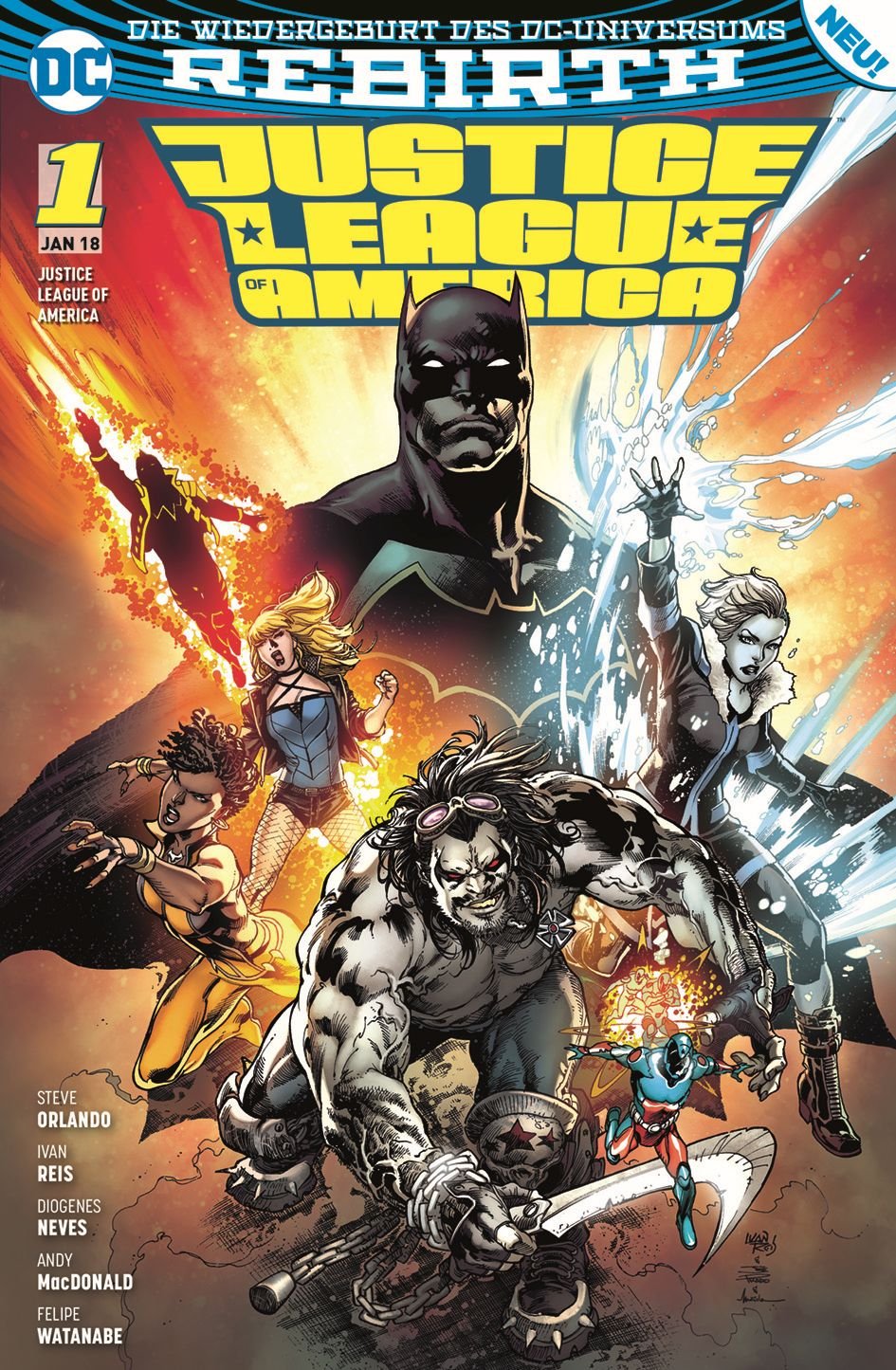 Justice League of America: Bd. 1: Die Extremists Manga