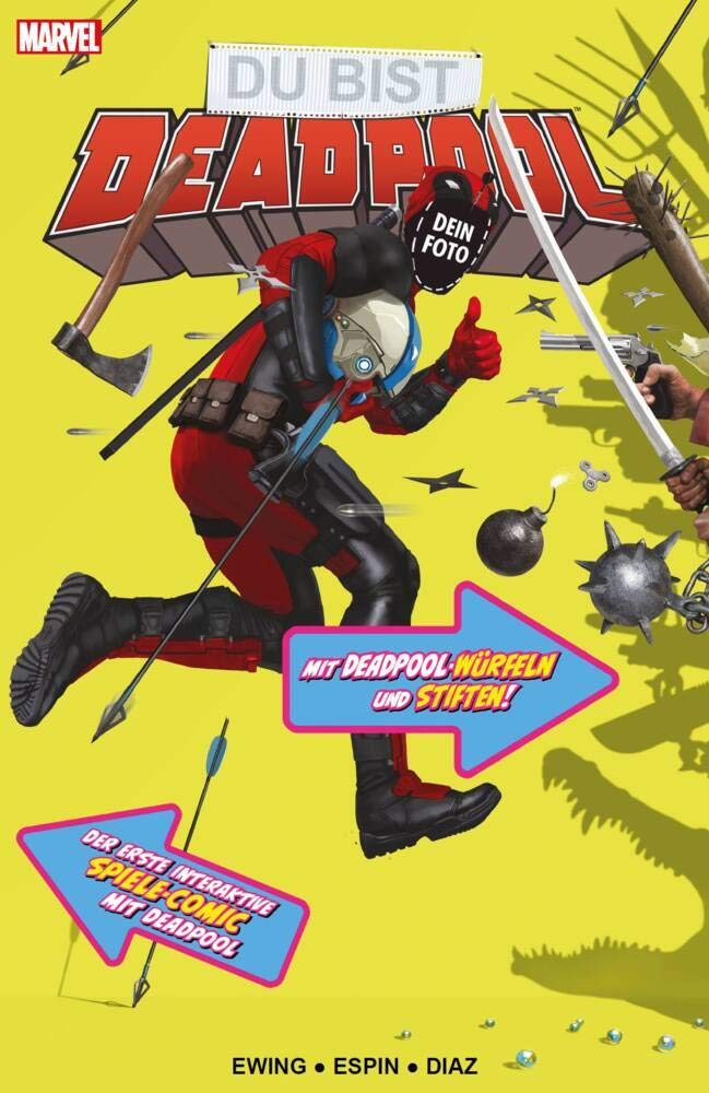 Du bist Deadpool - Der interaktive Spiele-Comic: Mit Deadpool-Würfeln und Stiften Manga