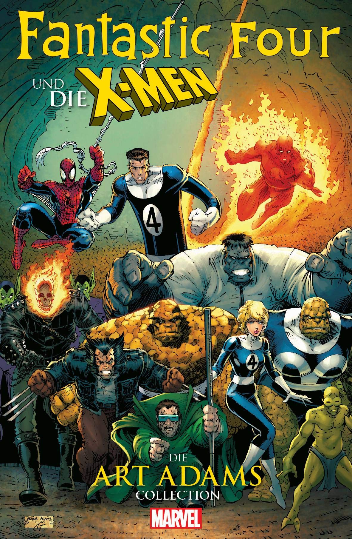 Fantastic Four und die X-Men: Die Art Adams Collection Manga