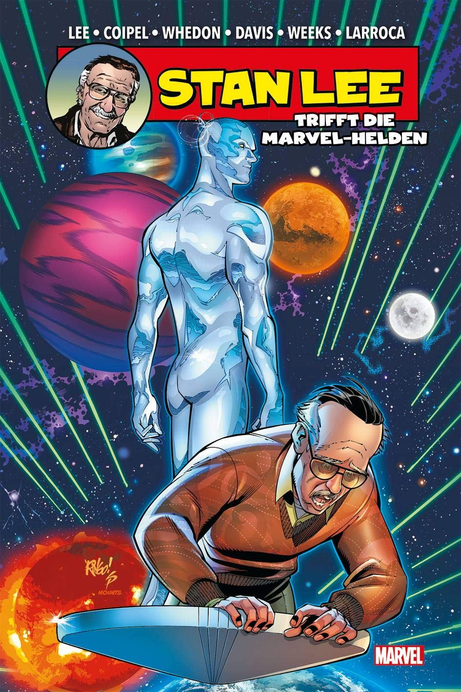 Stan Lee trifft die Marvel-Helden Manga