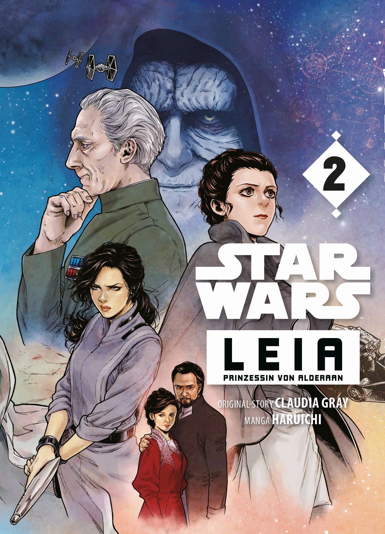 Star Wars - Leia, Prinzessin von Alderaan (Manga) 02: Die Geschichte der mutigen Prinzessin auf ihrer Reise zur Anführerin der Rebellion!: Bd. 2 Contemporary literature Books