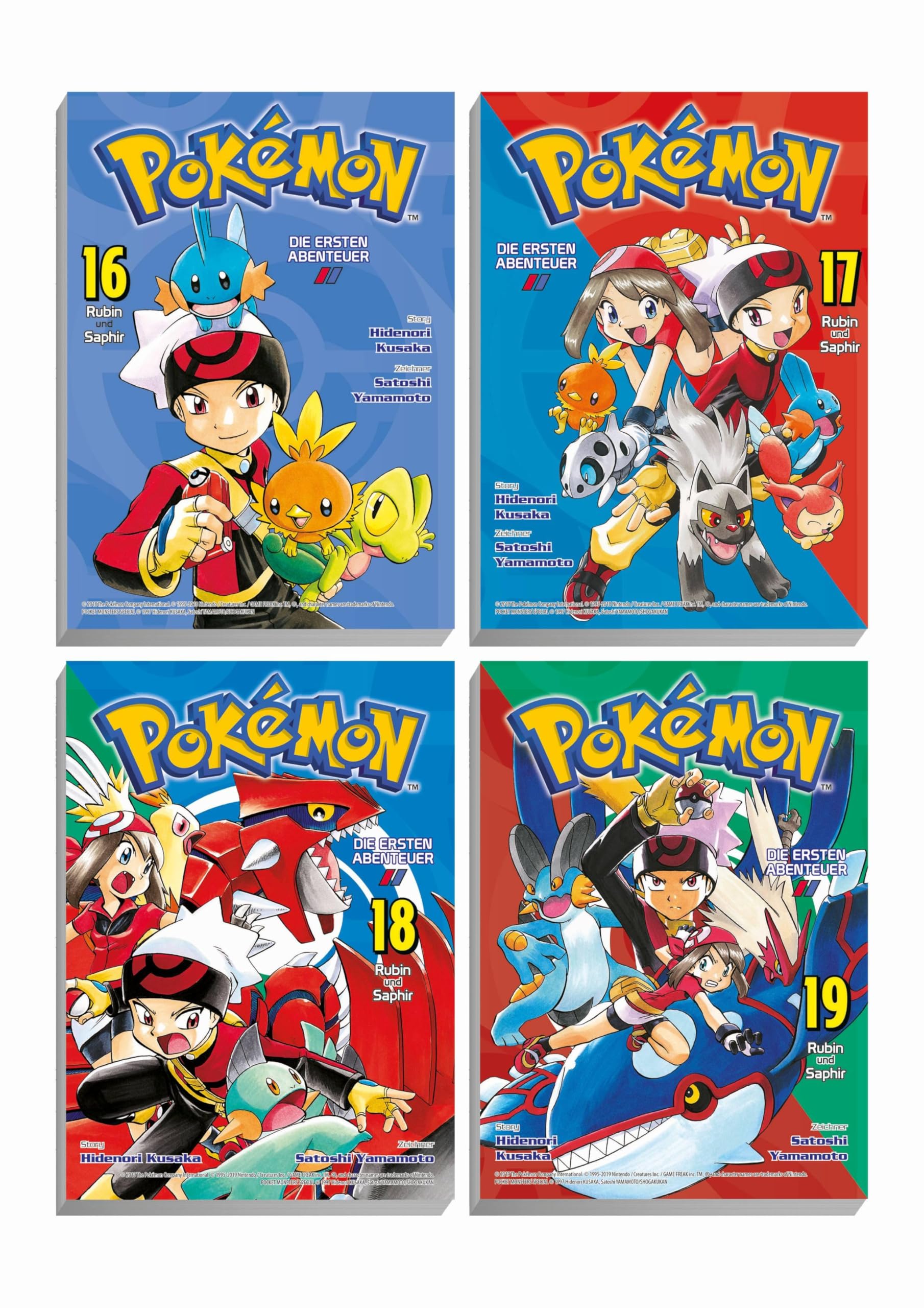 Pokémon - Manga Pack 05: Bundle 5: Rubin und Saphir 1 - Das ultimative Pokémon-Abenteuer passend zu Videospiel und Anime! book