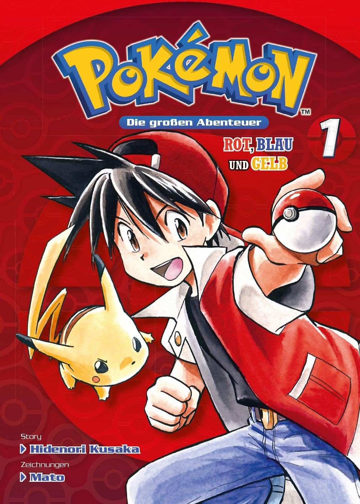 Pokémon - Die großen Abenteuer: Rot, Blau und Gelb 01 Manga
