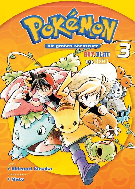 Pokémon - Die großen Abenteuer: Rot, Blau und Gelb 03 Manga