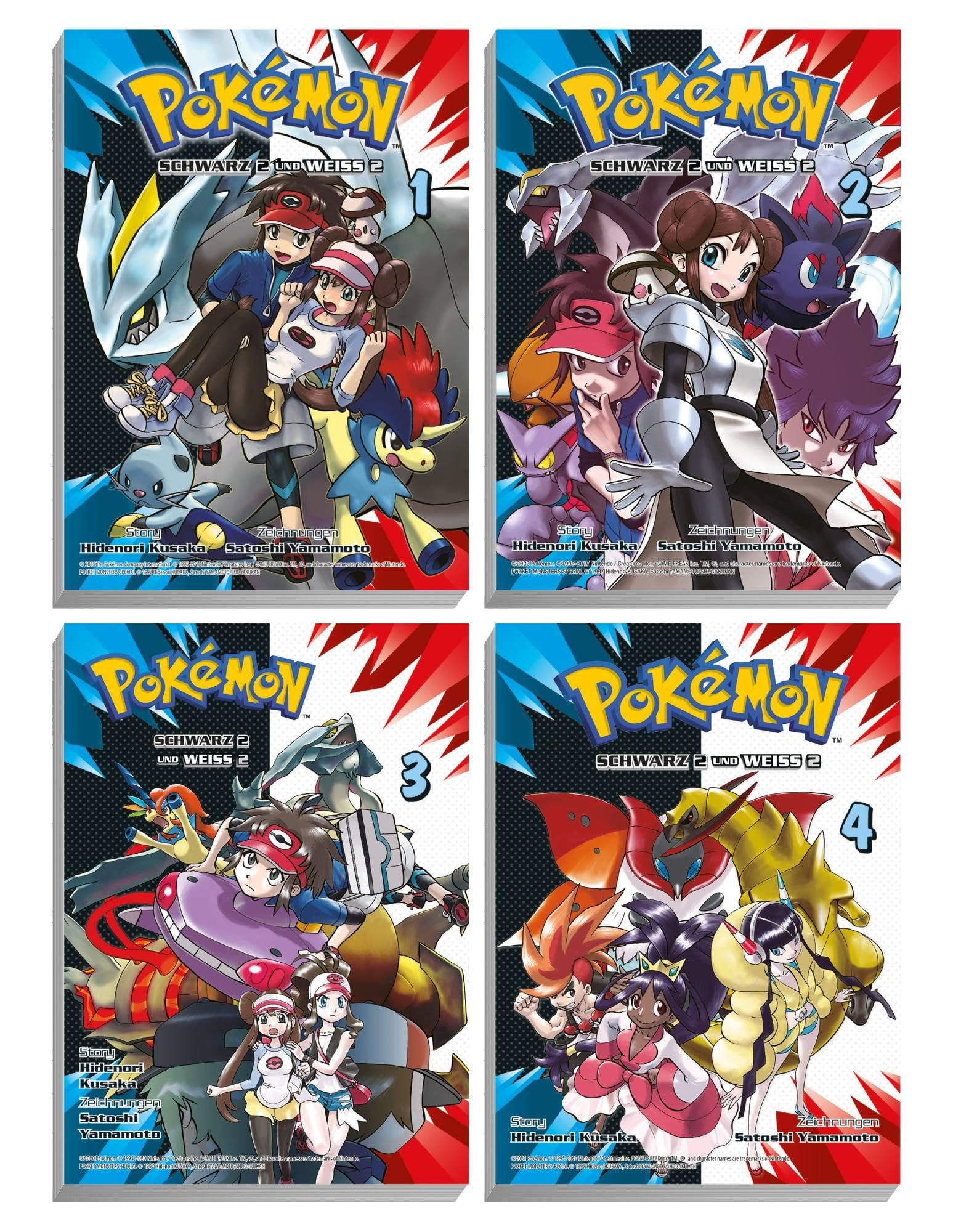 Pokémon – Manga Pack 15: Bundle 15: Schwarz 2 und Weiss 2 – Das ultimative Pokémon-Abenteuer passend zu Videospiel und Anime! Manga