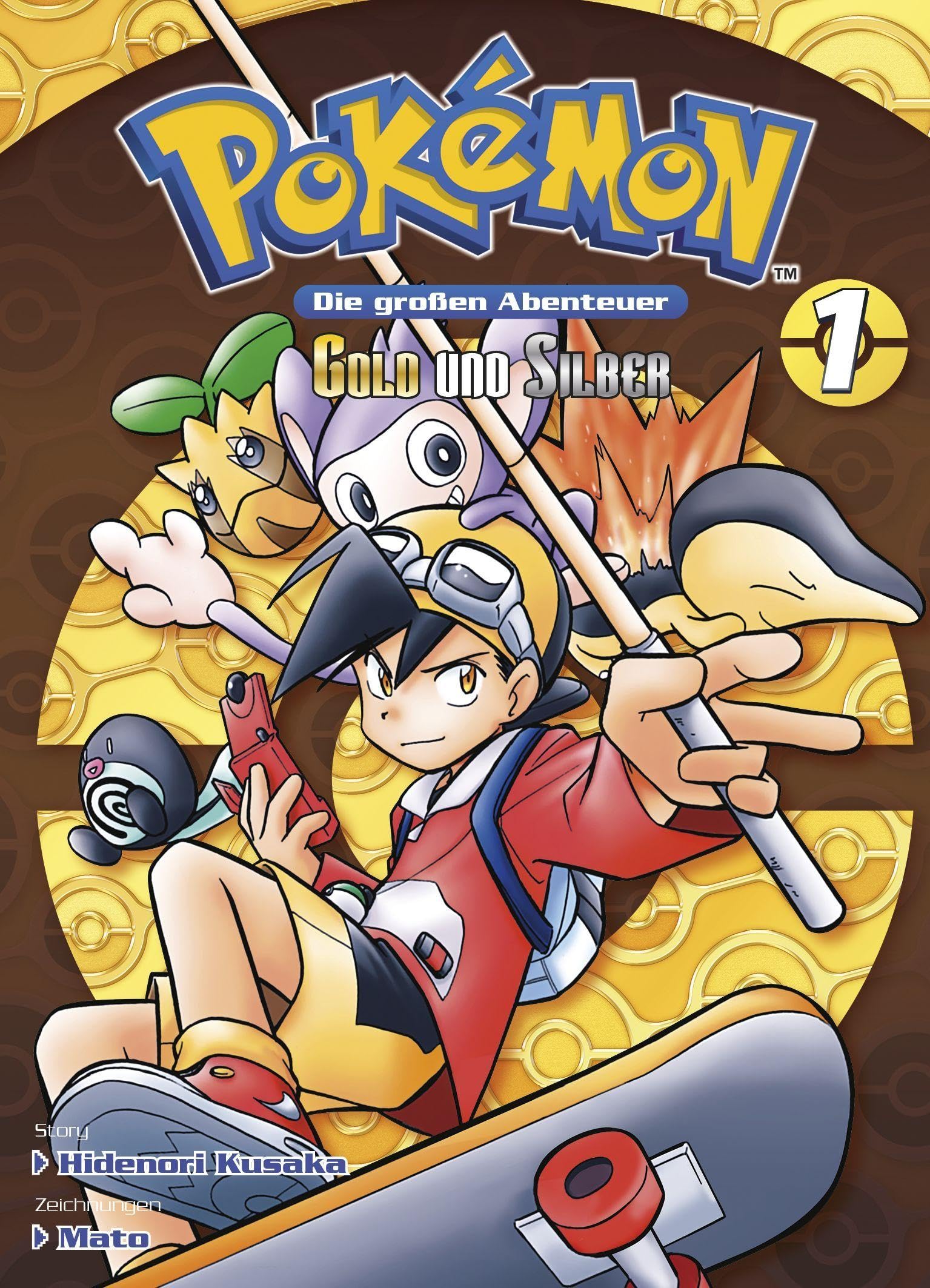 Pokémon - Die großen Abenteuer: Gold und Silber 01 Manga