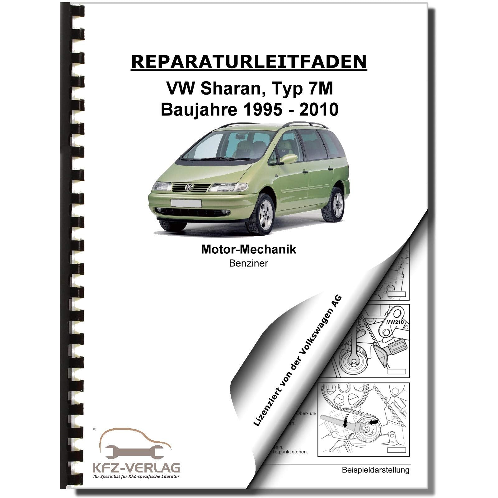 VW Sharan 7M (95-10) 4-Zyl. 2,0l Benzinmotor 115 PS Mechanik Reparaturanleitung Business & Technology