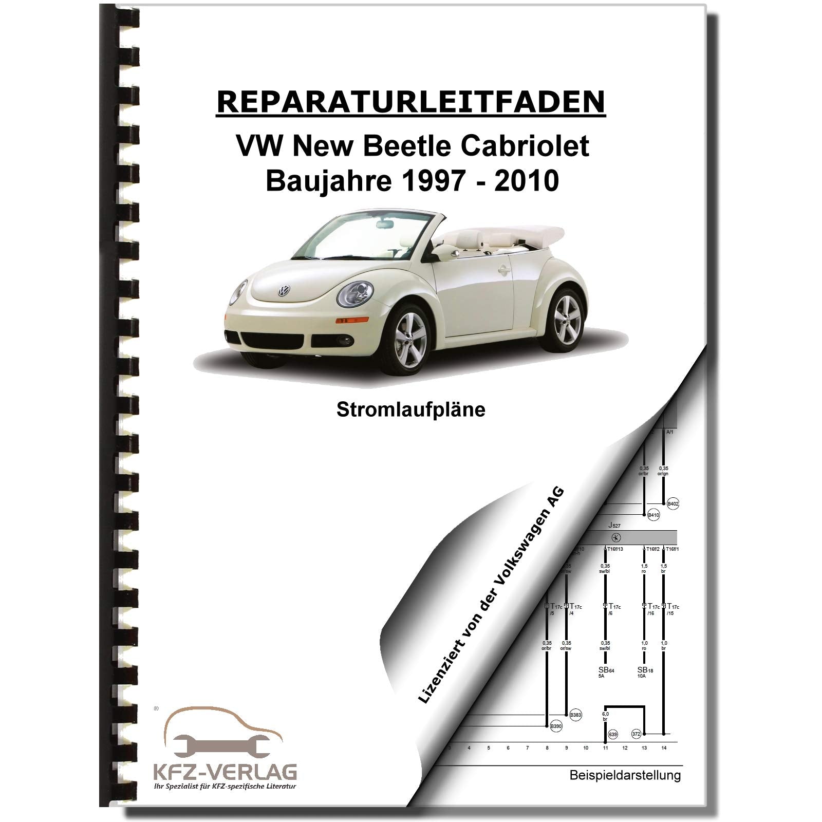 VW New Beetle Cabrio (03-10) Schaltplan Stromlaufplan Verkabelung Mexiko-Version Business & Technology