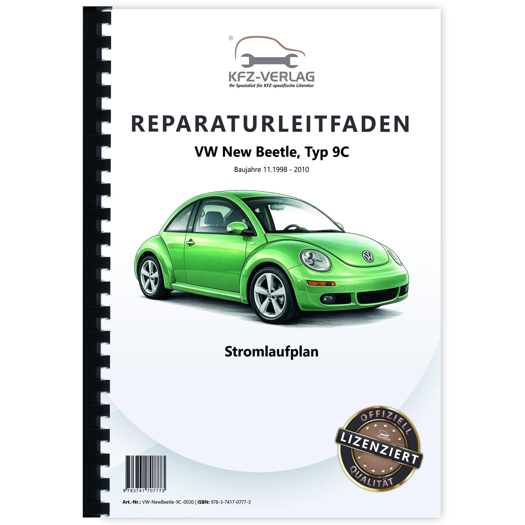 VW New Beetle 9C 1998-2010 Schaltplan Stromlaufplan Verkabelung Elektrik Pläne Business & Technology