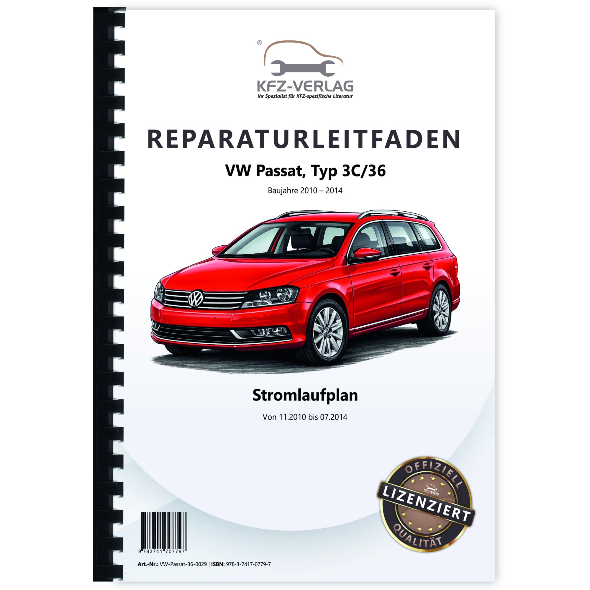 VW Passat 7 Typ 3C 2010-2014 Schaltplan Stromlaufplan Verkabelung Elektrik Pläne Business & Technology