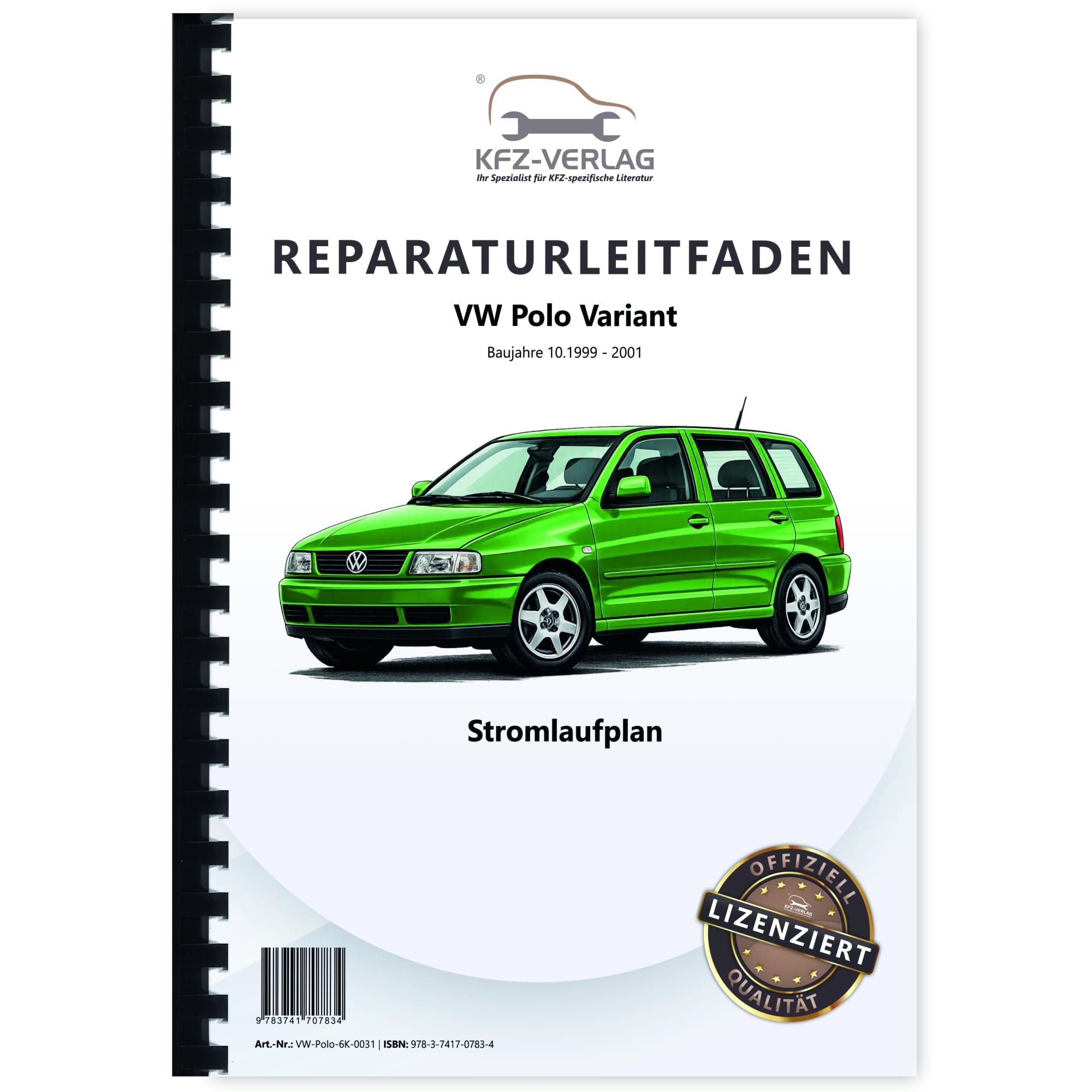 VW Polo 3 Variant (99-01) Schaltplan Stromlaufplan Verkabelung Elektrik Pläne Business & Technology