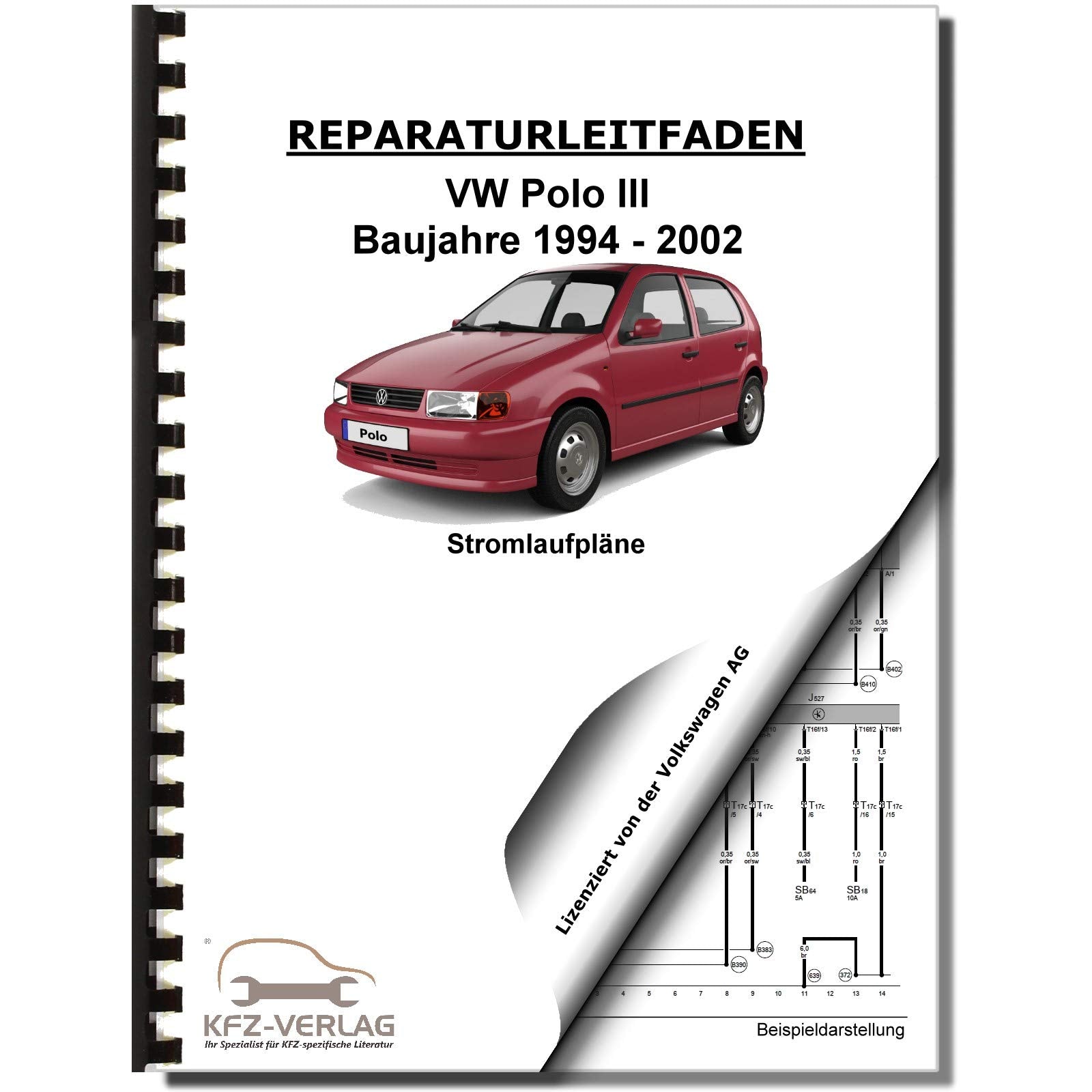 VW Polo 3 Typ 6N (97-02) Schaltplan Stromlaufplan Verkabelung Elektrik Pläne Business & Technology