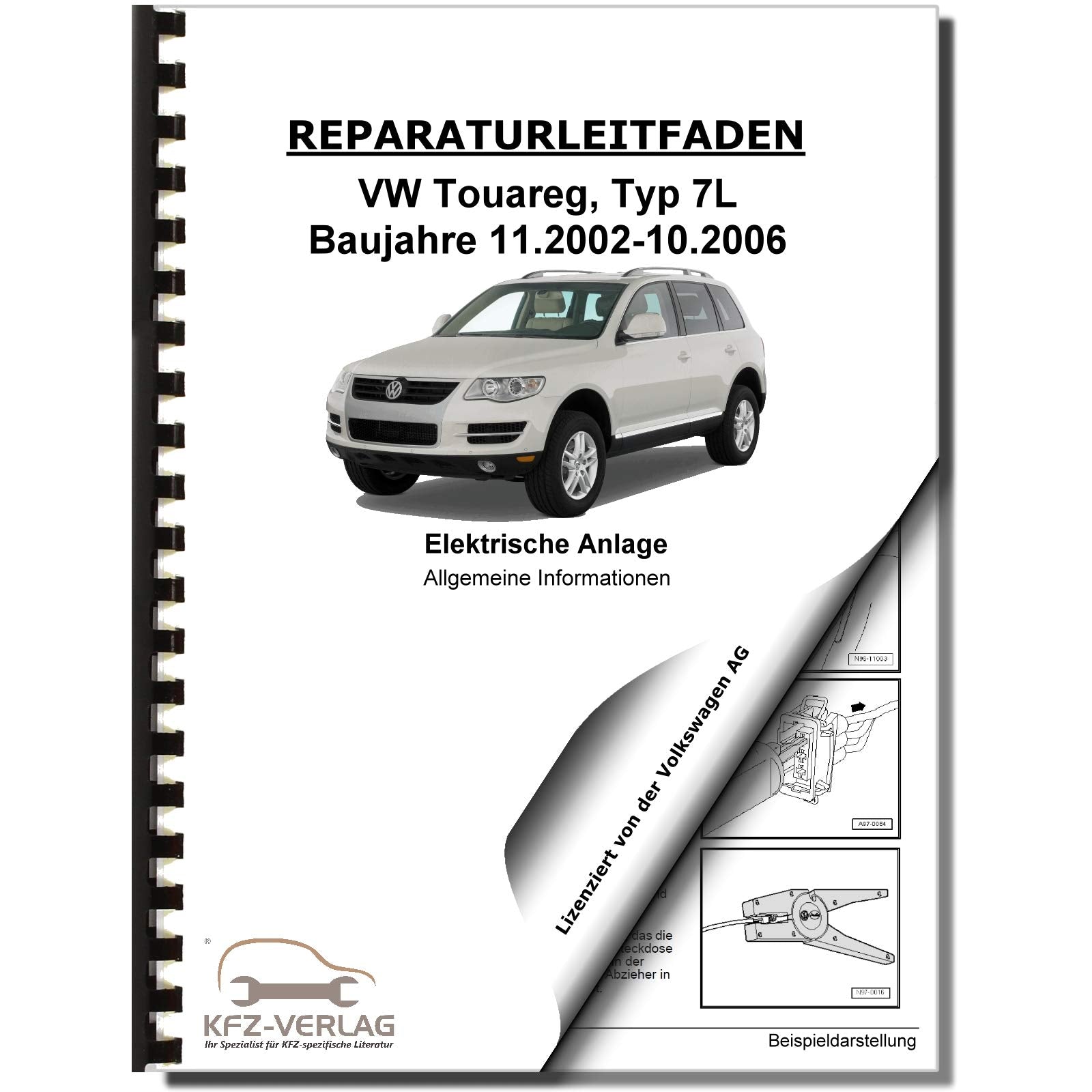 VW Touareg Typ 7L (02-10) Allgemeine Infos Elektrische Anlage Reparaturanleitung Business & Technology