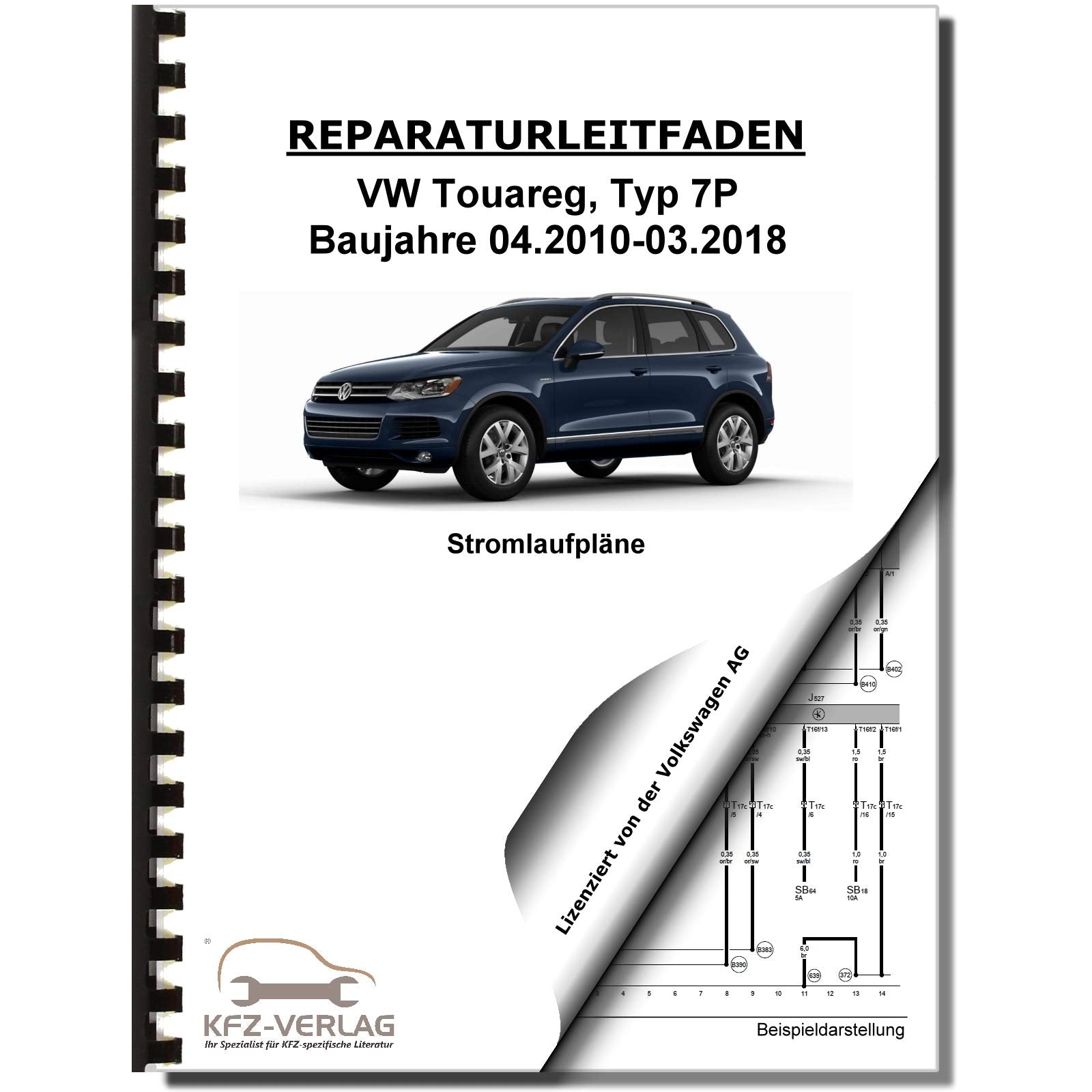 VW Touareg, Typ 7P (10>) Schaltplan, Stromlaufplan, Verkabelung, Elektrik, Pläne Business & Technology