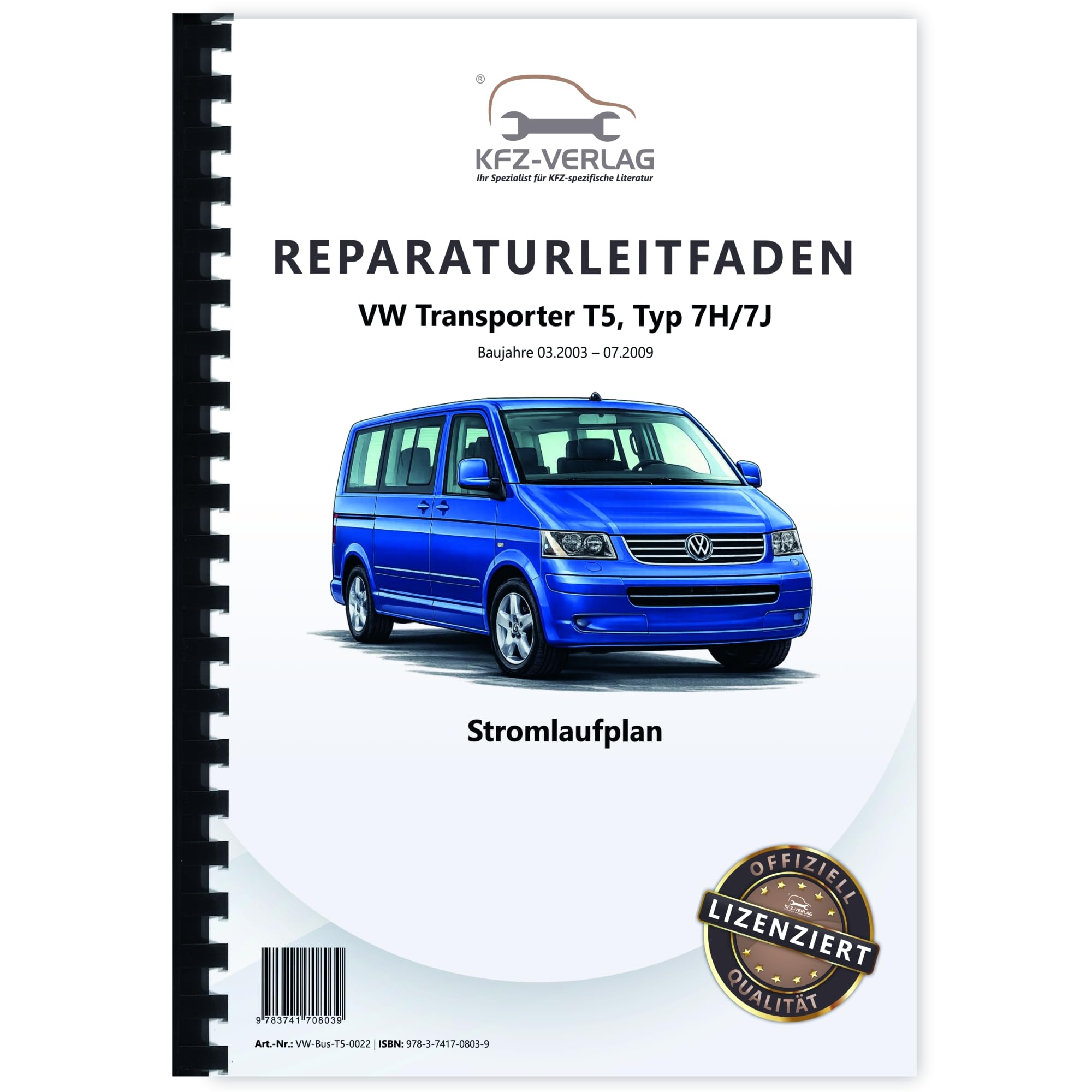VW Transporter T5 2003-2009 Schaltplan Stromlaufplan Verkabelung Elektrik Pläne Business & Technology