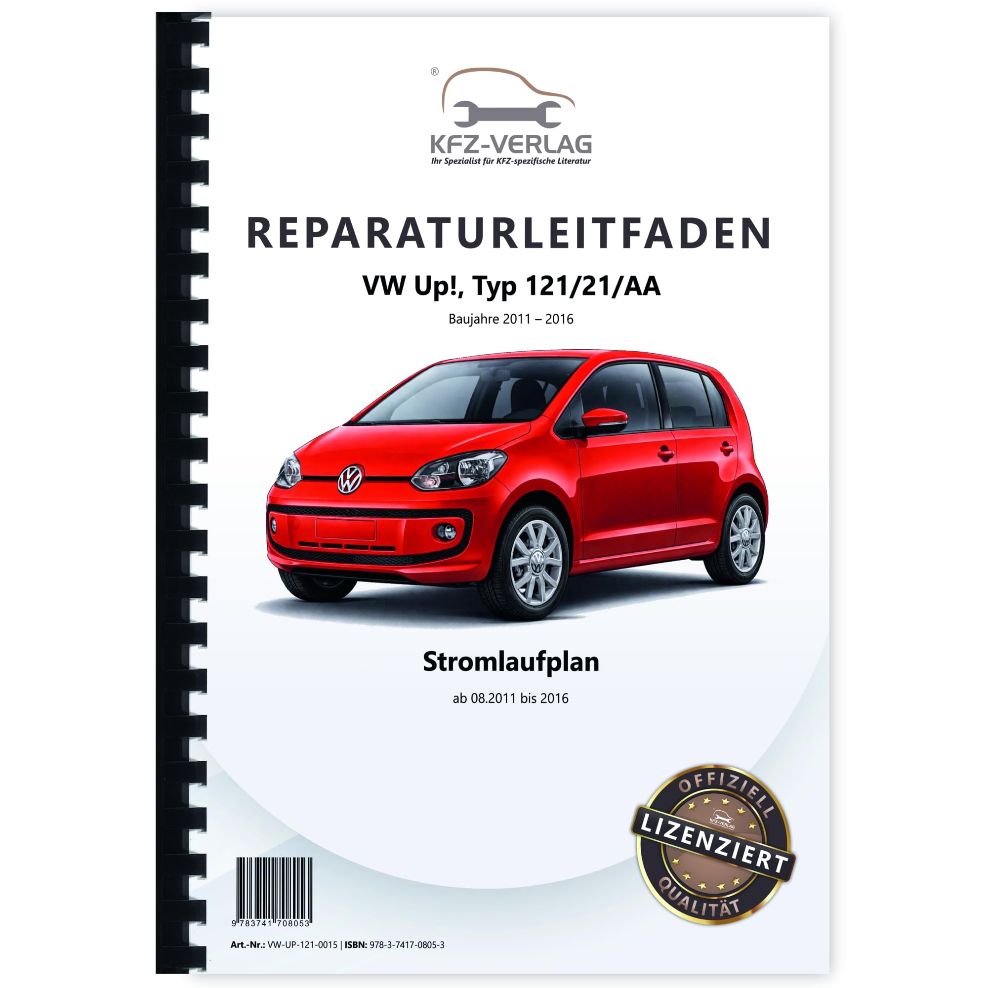 VW Up! Typ 121 2011-2016 Schaltplan Stromlaufplan Verkabelung Elektrik Pläne Business & Technology