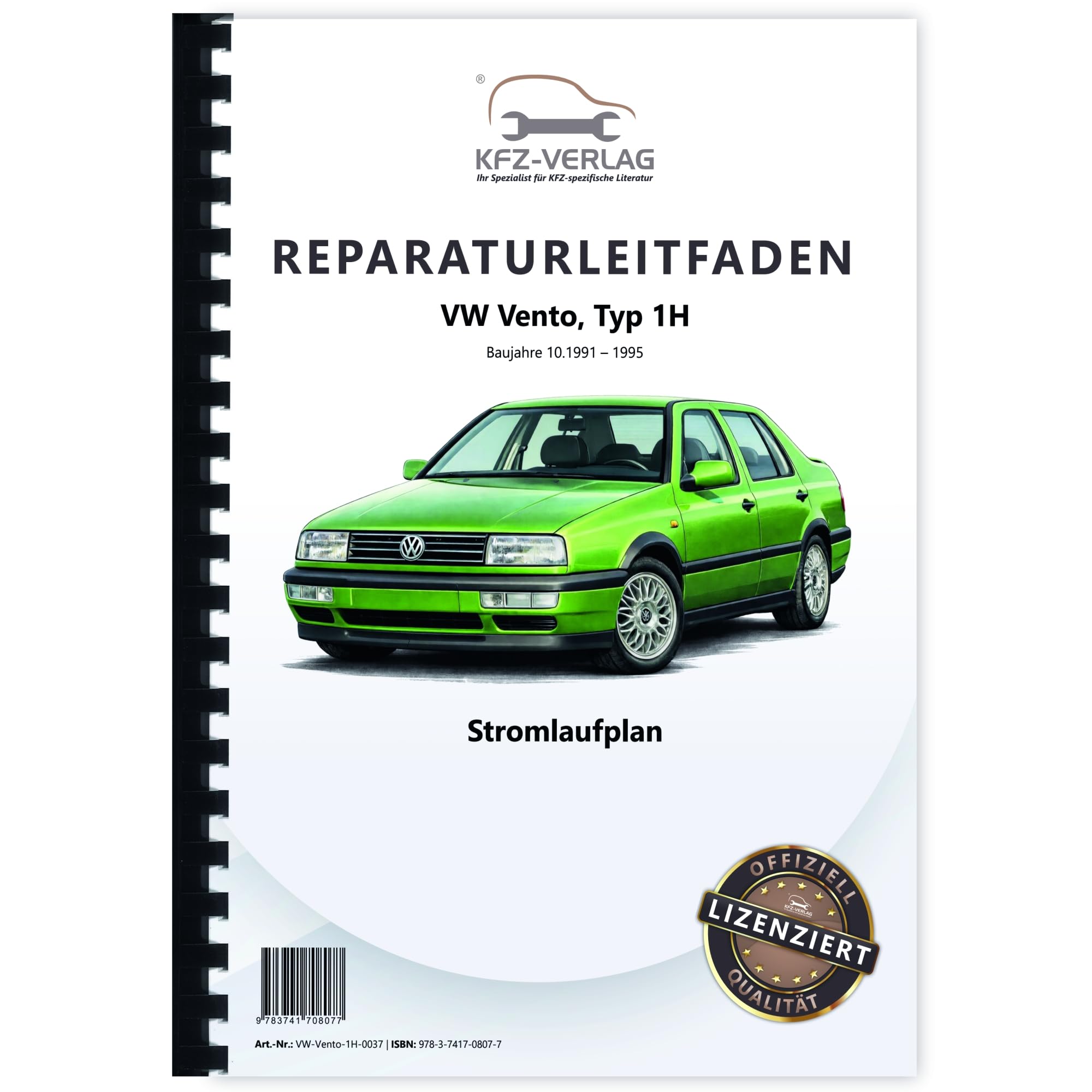 VW Vento Typ 1H 1991-1995 Schaltplan Stromlaufplan Verkabelung Elektrik Pläne Business & Technology