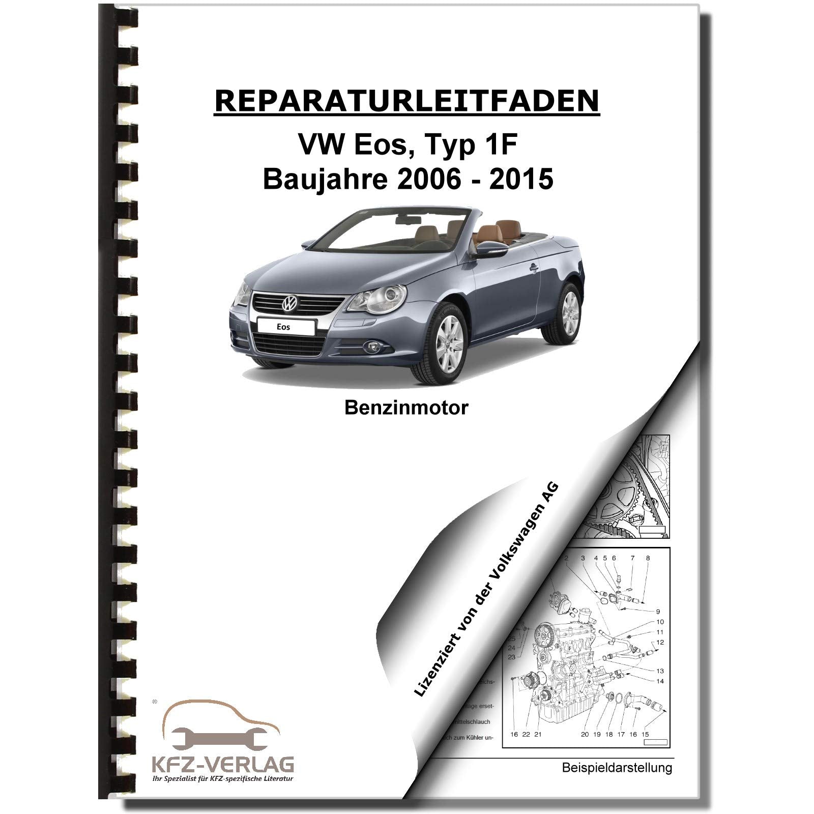 VW EOS Typ 1F (06-15) 4-Zyl. Benzinmotor 90-115 PS Reparaturanleitung Business & Technology