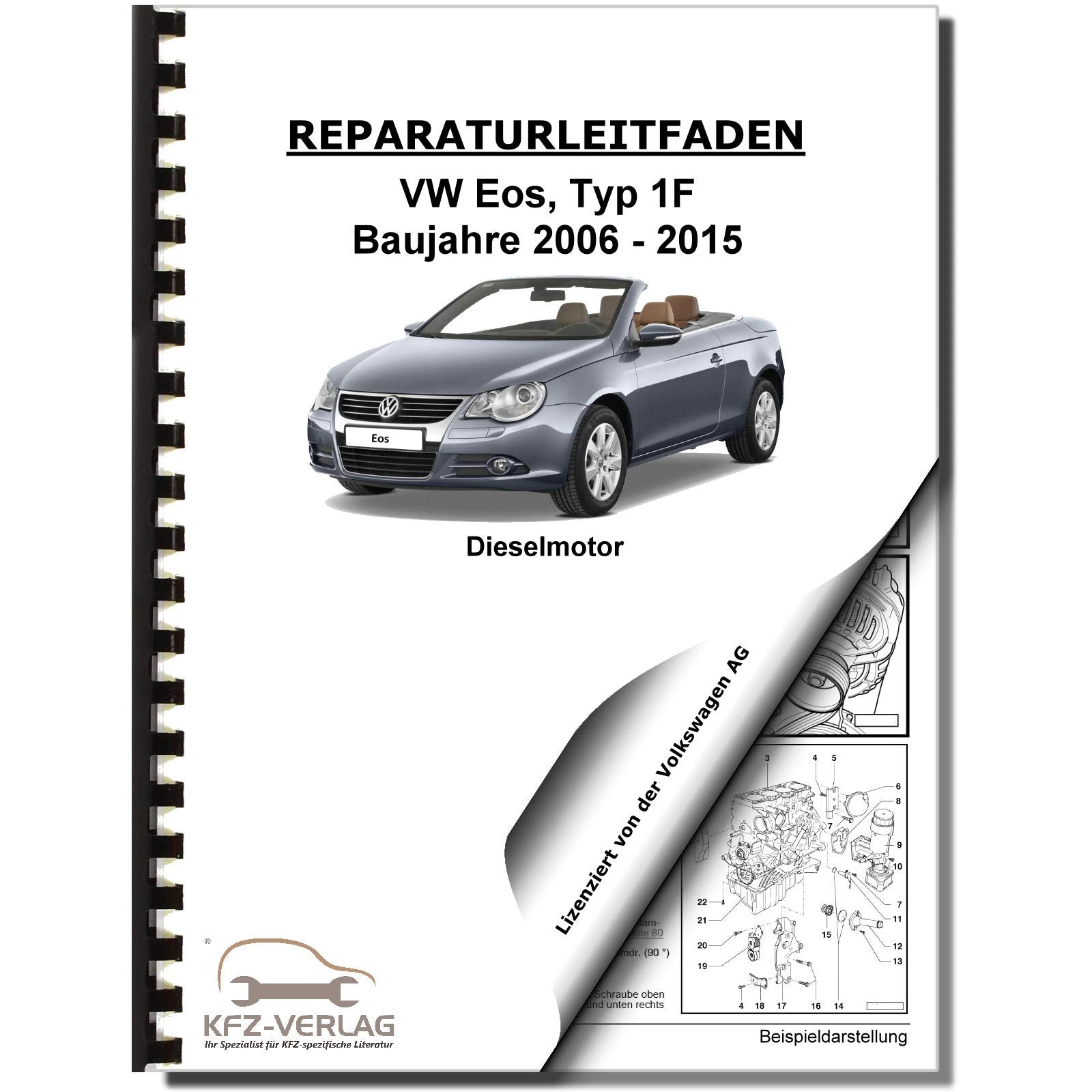 VW EOS Typ 1F 2006-2015 4-Zyl 2,0l Dieselmotor 110-177 PS TDI Reparaturanleitung Business & Technology