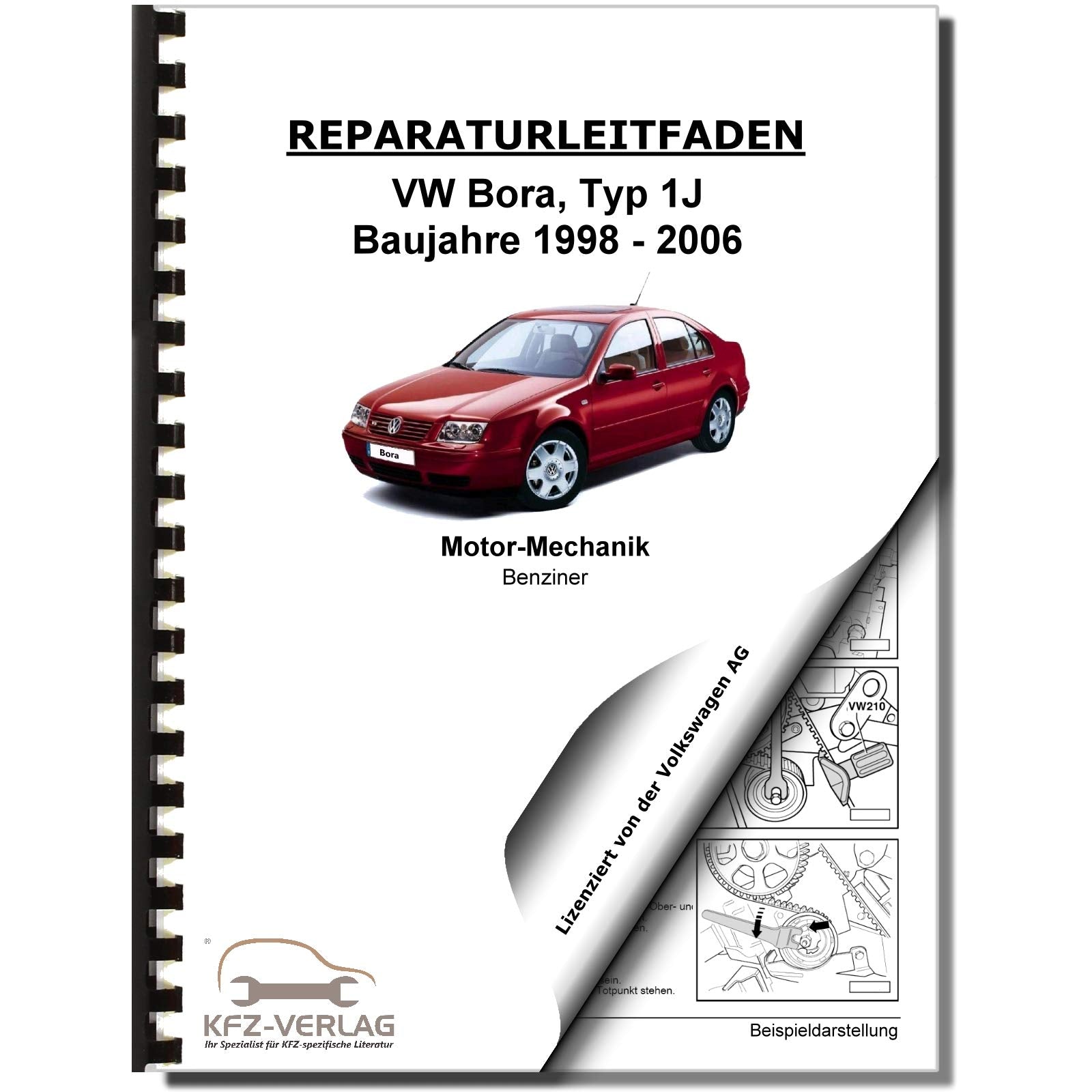 VW Bora 1J 1998-2006 5-Zyl. 2,3l Benzinmotor 150 PS Mechanik Reparaturanleitung Business & Technology