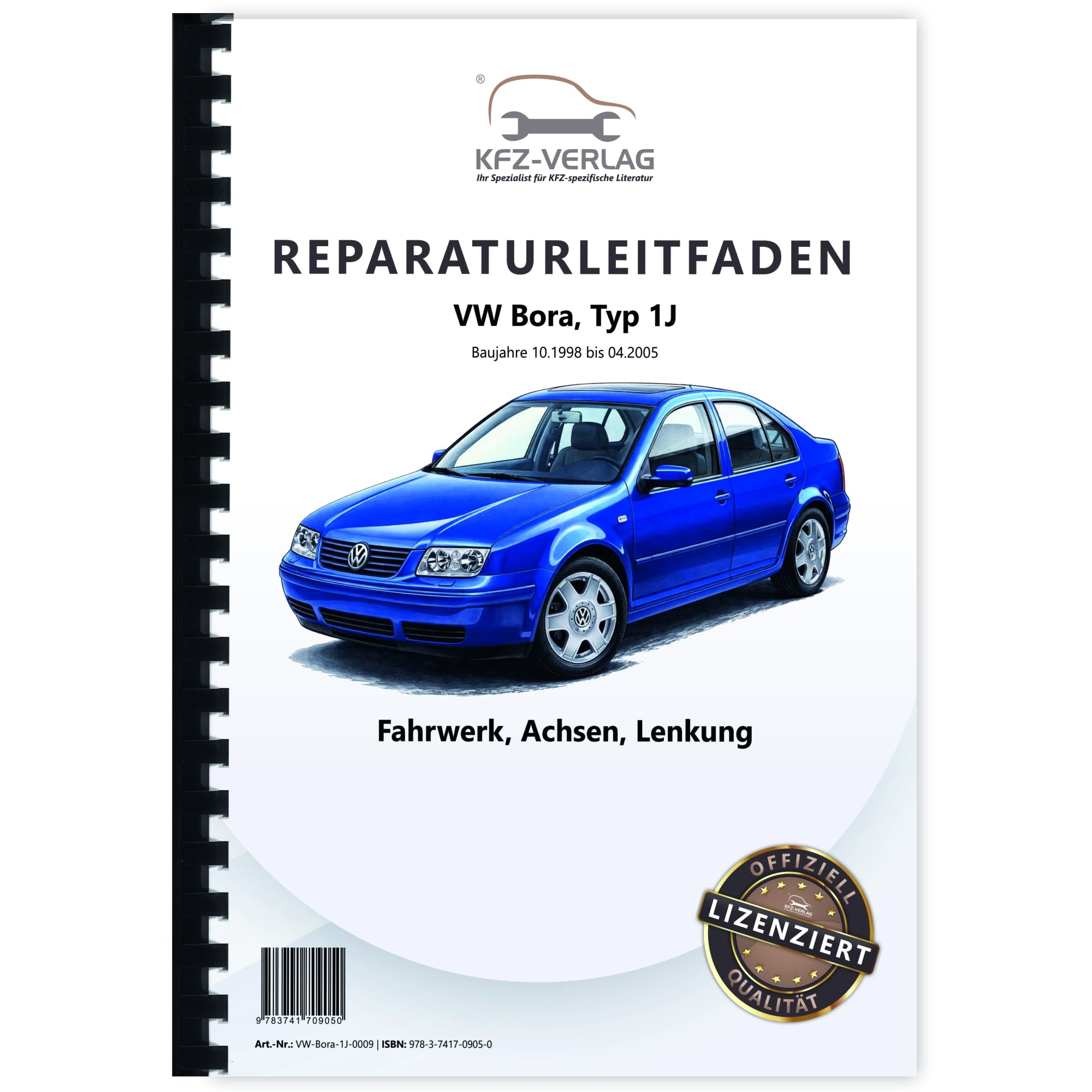 VW Bora Typ 1J 1998-2005 Fahrwerk Achsen Lenkung FWD AWD Reparaturanleitung Buch Werkstatthandbuch Reparaturhandbuch Reparaturleitfaden KFZ-Verlag Business & Technology