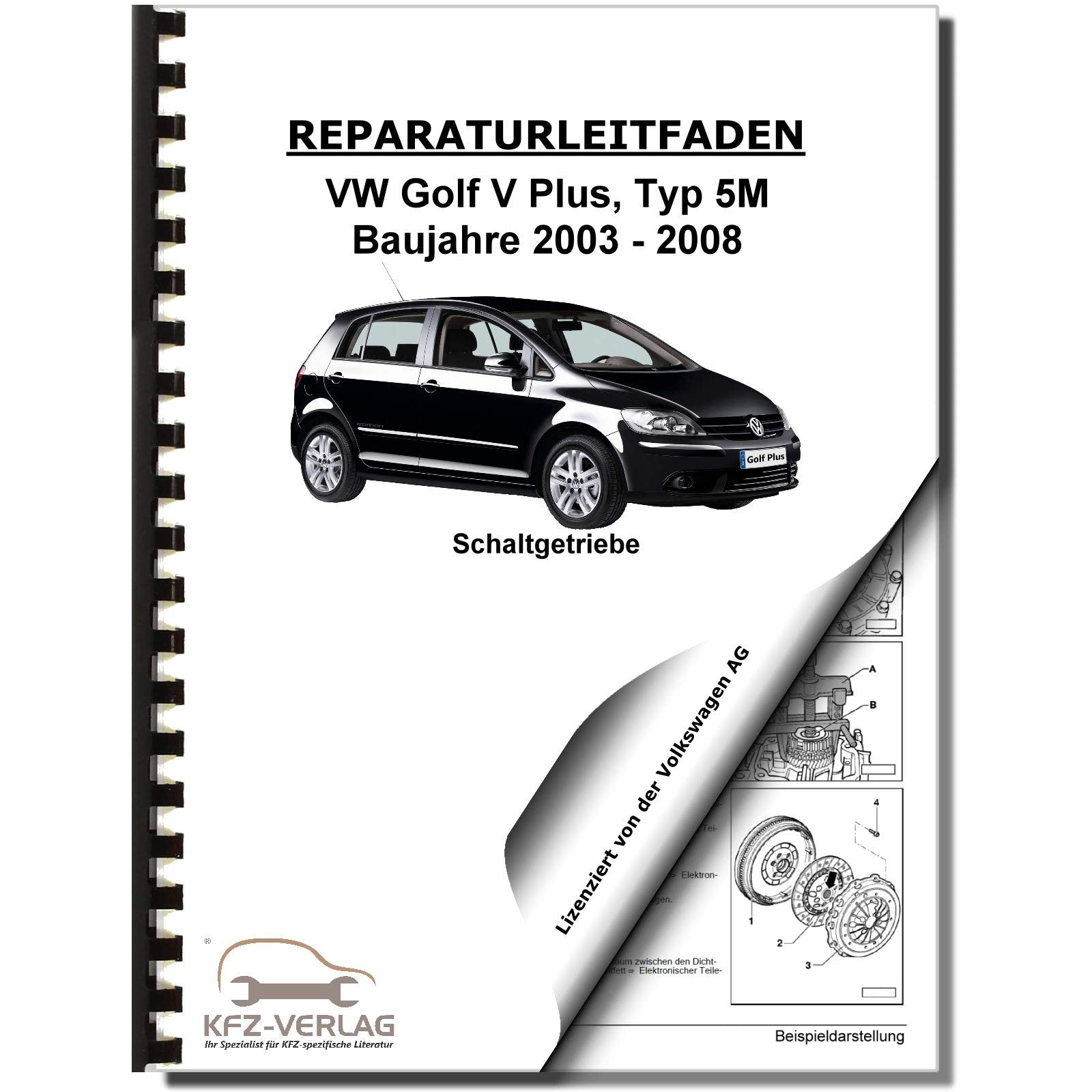 VW Golf 5 Plus 5M (03-08) 6 Gang Schaltgetriebe Kupplung 02S Reparaturanleitung Business & Technology