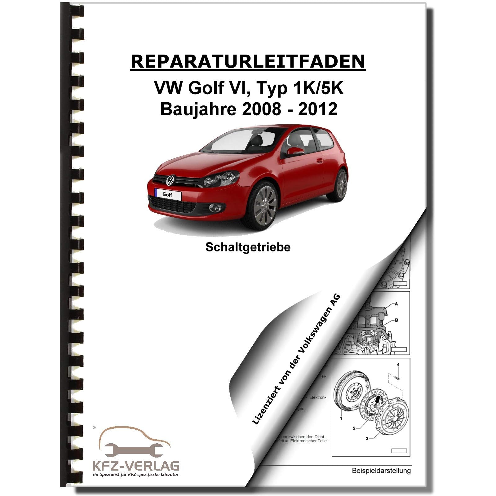 VW Golf 6 1K/5K 2008-2012 5 Gang Schaltgetriebe 0A4 Kupplung Reparaturanleitung Business & Technology