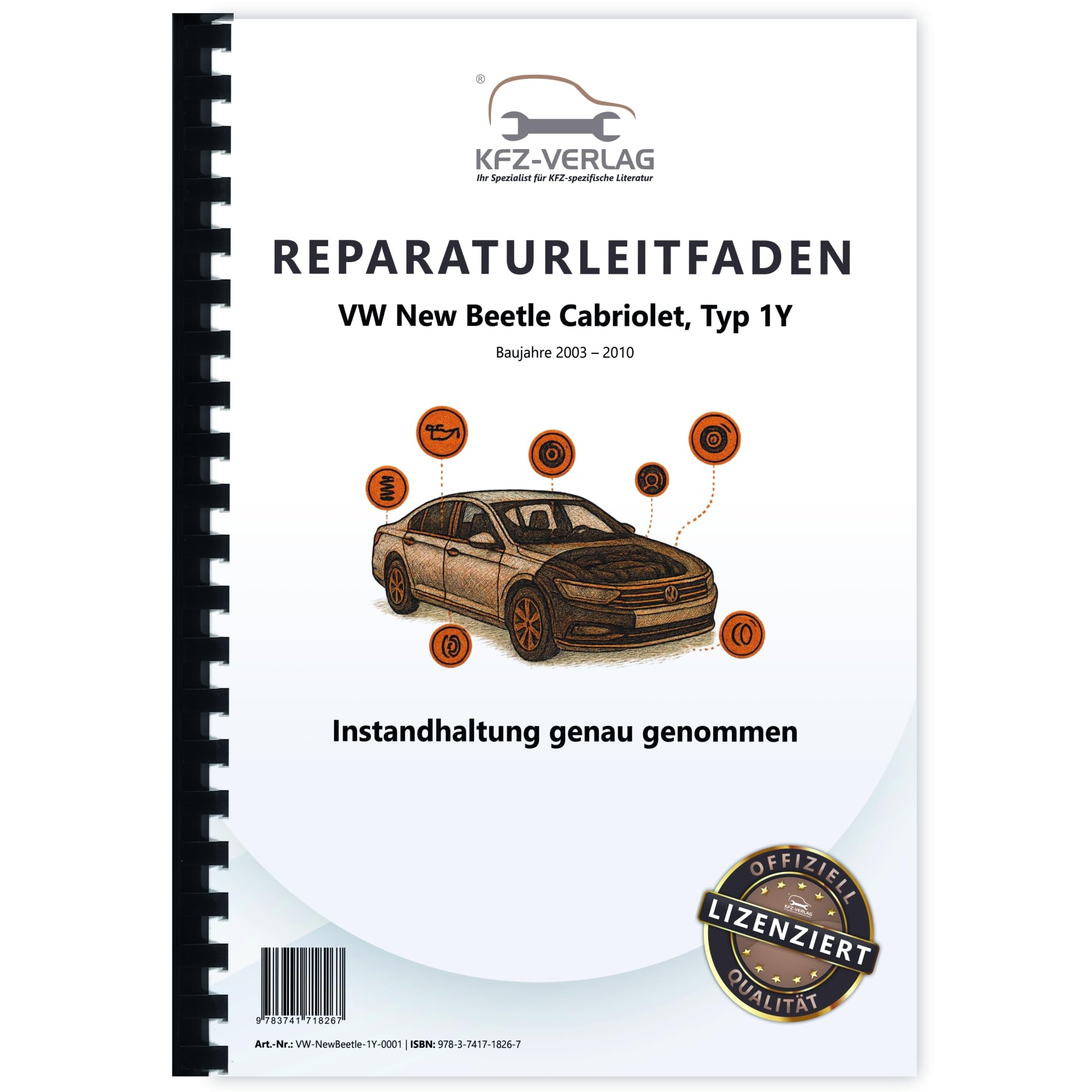 VW New Beetle Cabrio 1Y (03-10) Instandhaltung Pflege Wartung Reparaturanleitung Business & Technology
