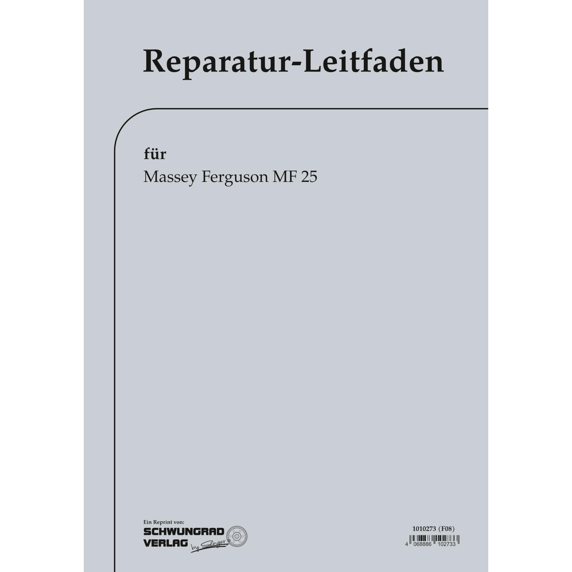 Massey Ferguson MF25 Traktor Reparaturleitfaden Werkstatthandbuch Business & Technology