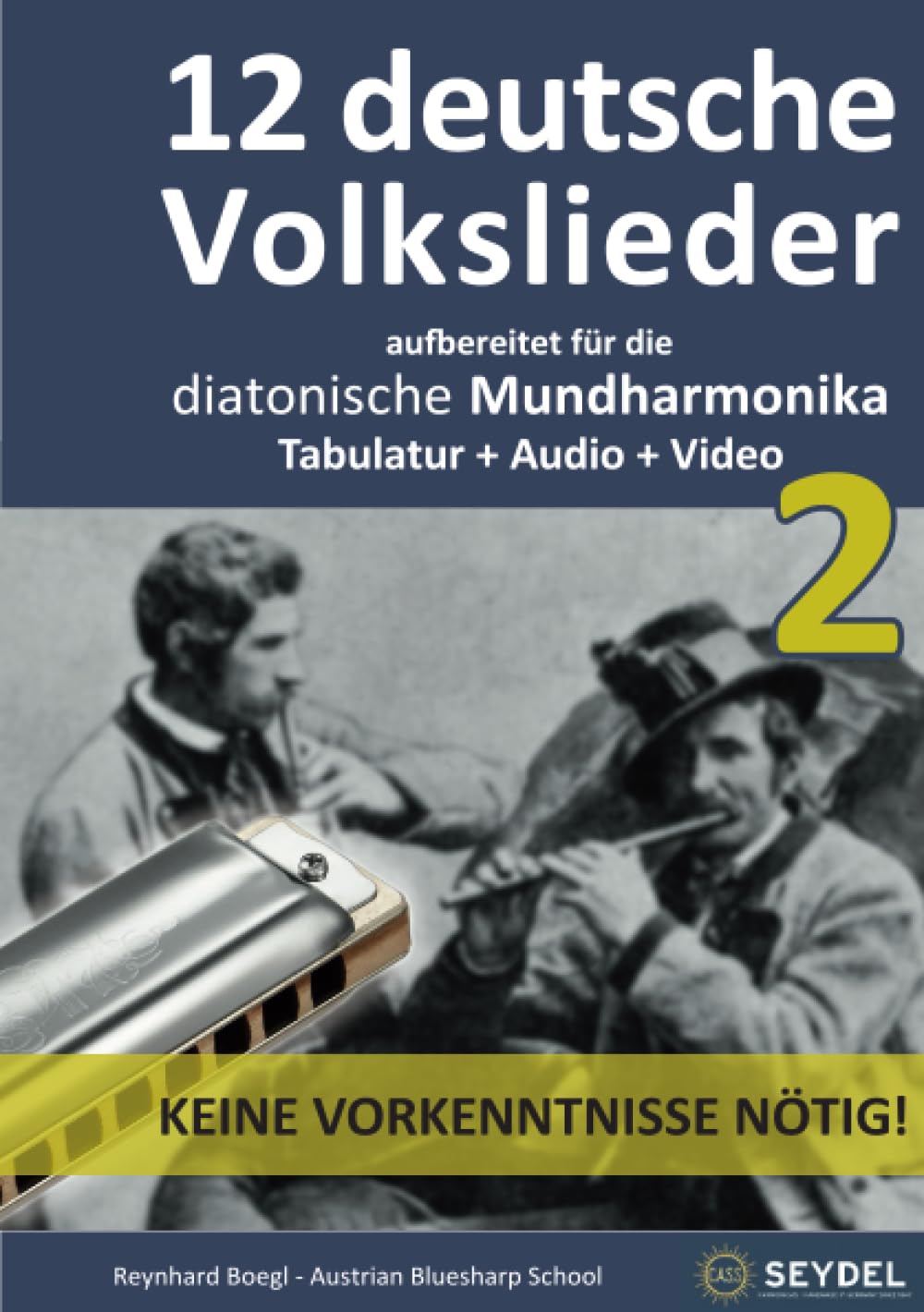 12 deutsche Volkslieder - Teil 2: Für die diatonische Mundharmonika / Bluesharp - Tabulatur + Audio + Video (Harmonica Songbooks) Arts & Music