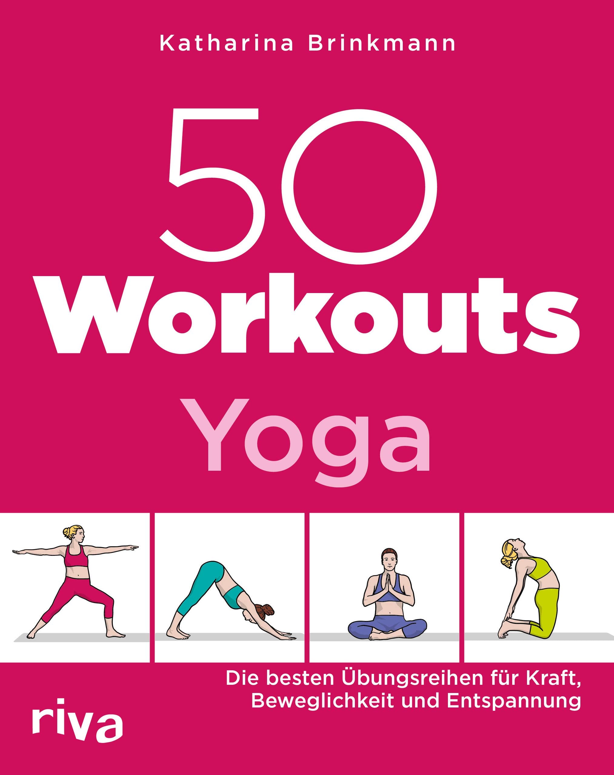 50 Workouts - Yoga Health, Nutrition & Fitness Books