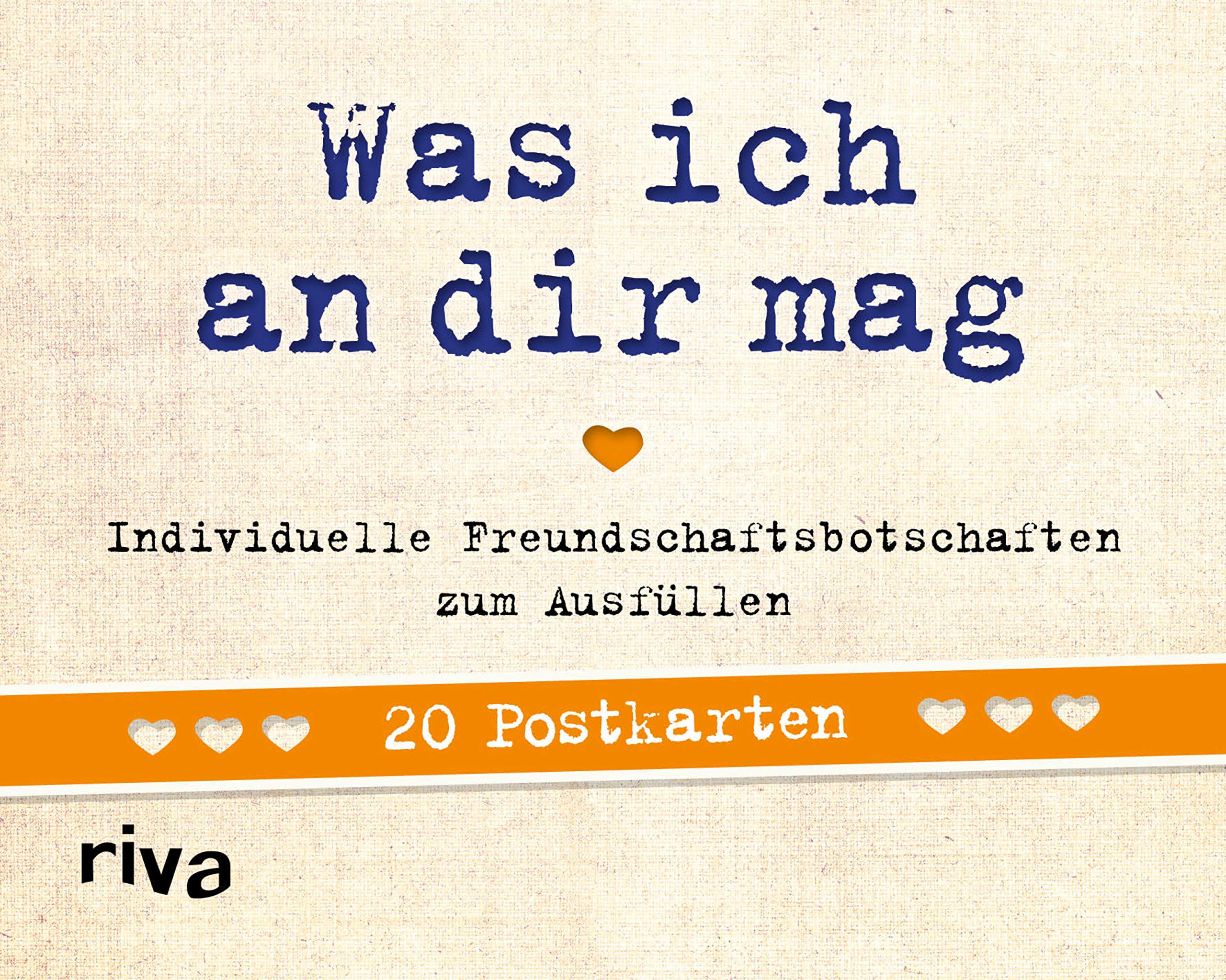 Was ich an dir mag – 20 Postkarten: Individuelle Freundschaftsbotschaften zum Ausfüllen book