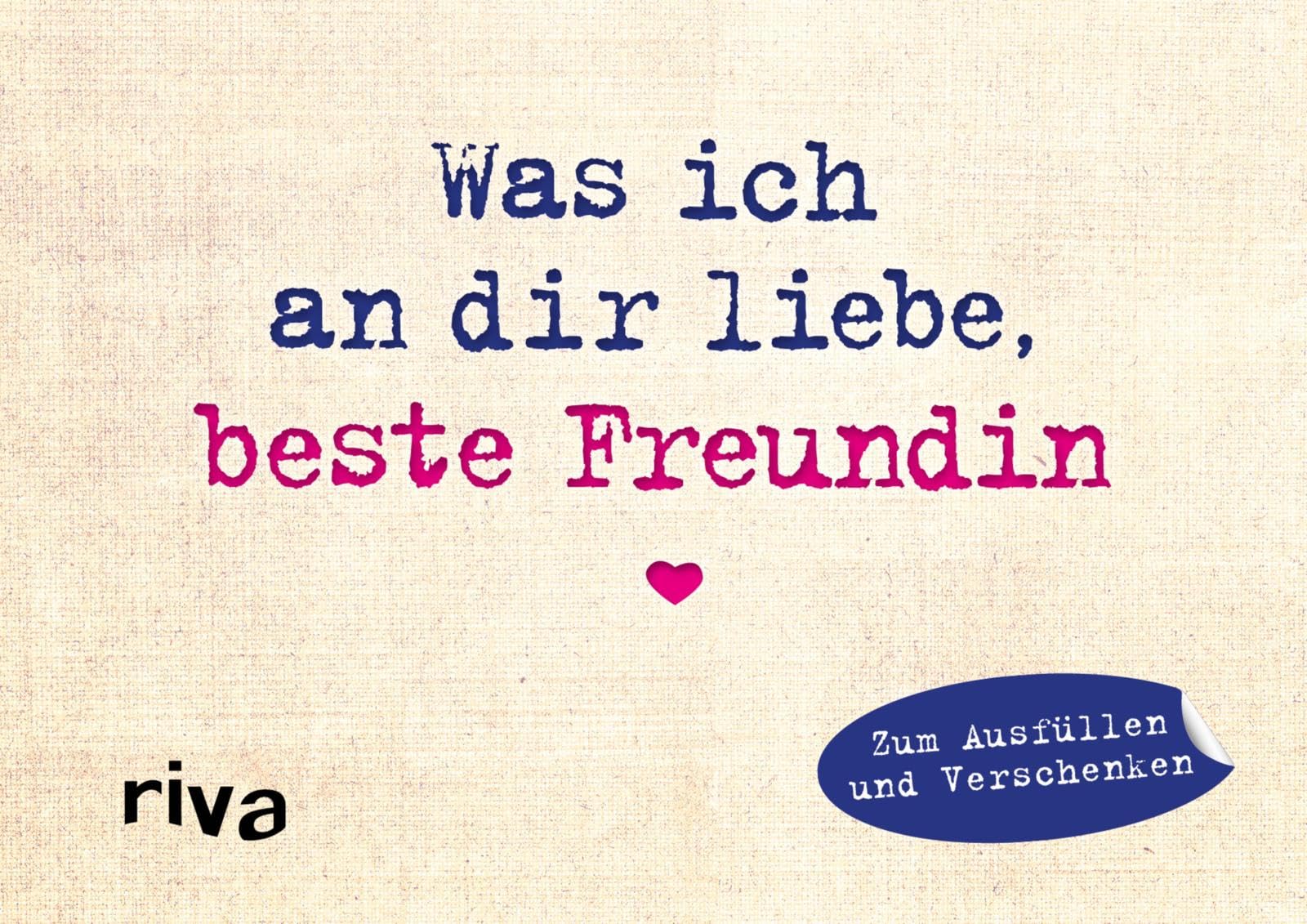 Was ich an dir liebe, beste Freundin - Miniversion Lifestyle