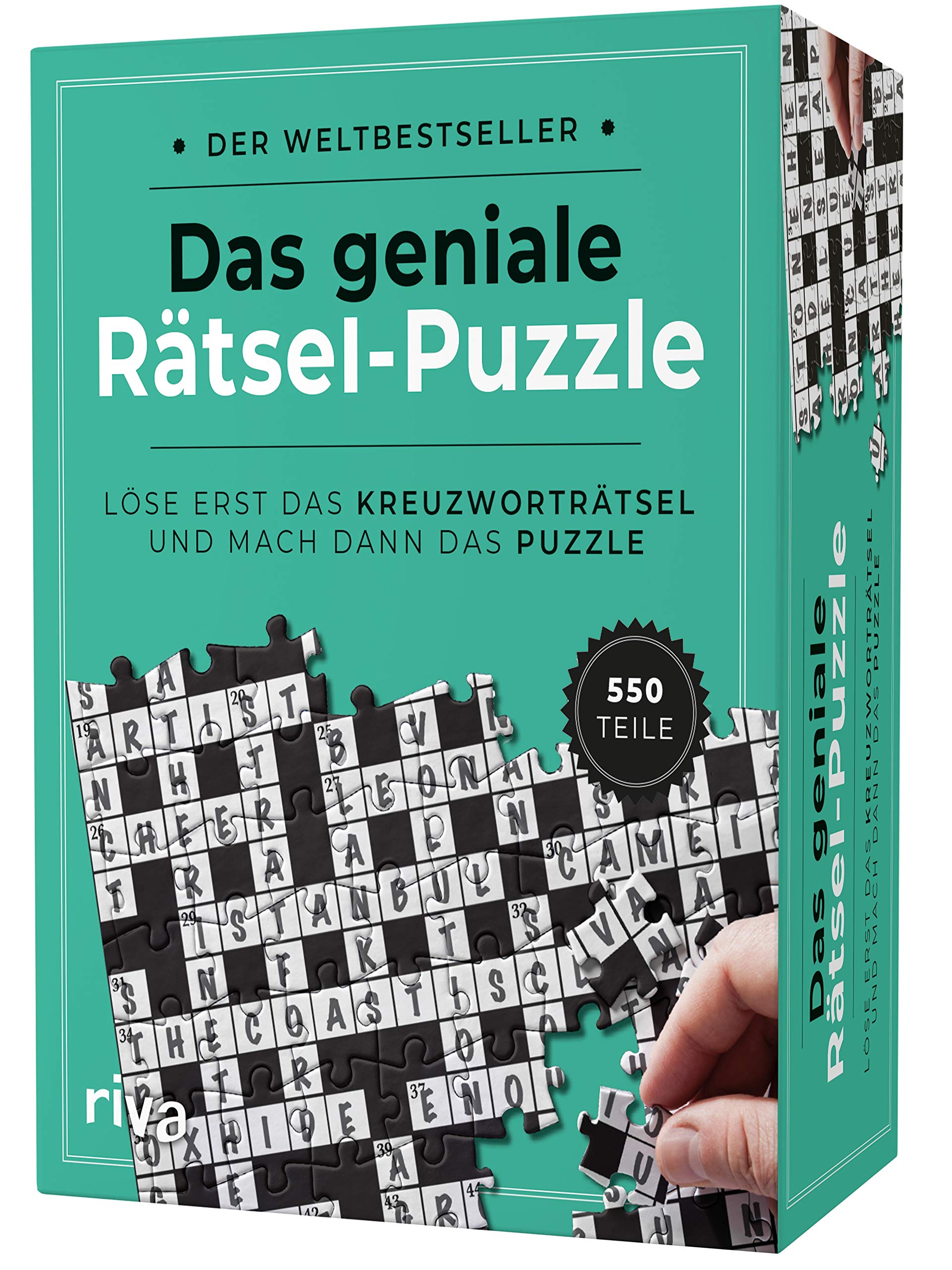 Das geniale Rätsel-Puzzle : Löse erst das Kreuzworträtsel und mach dann das Puzzle Puzzles