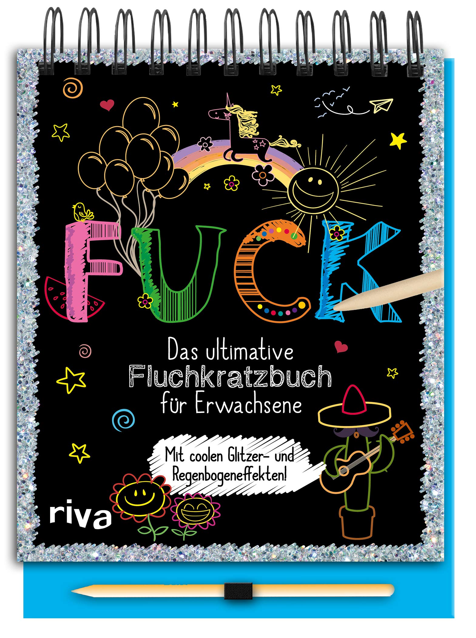 FUCK – Das ultimative Fluchkratzbuch für Erwachsene: . Film, Art & Culture