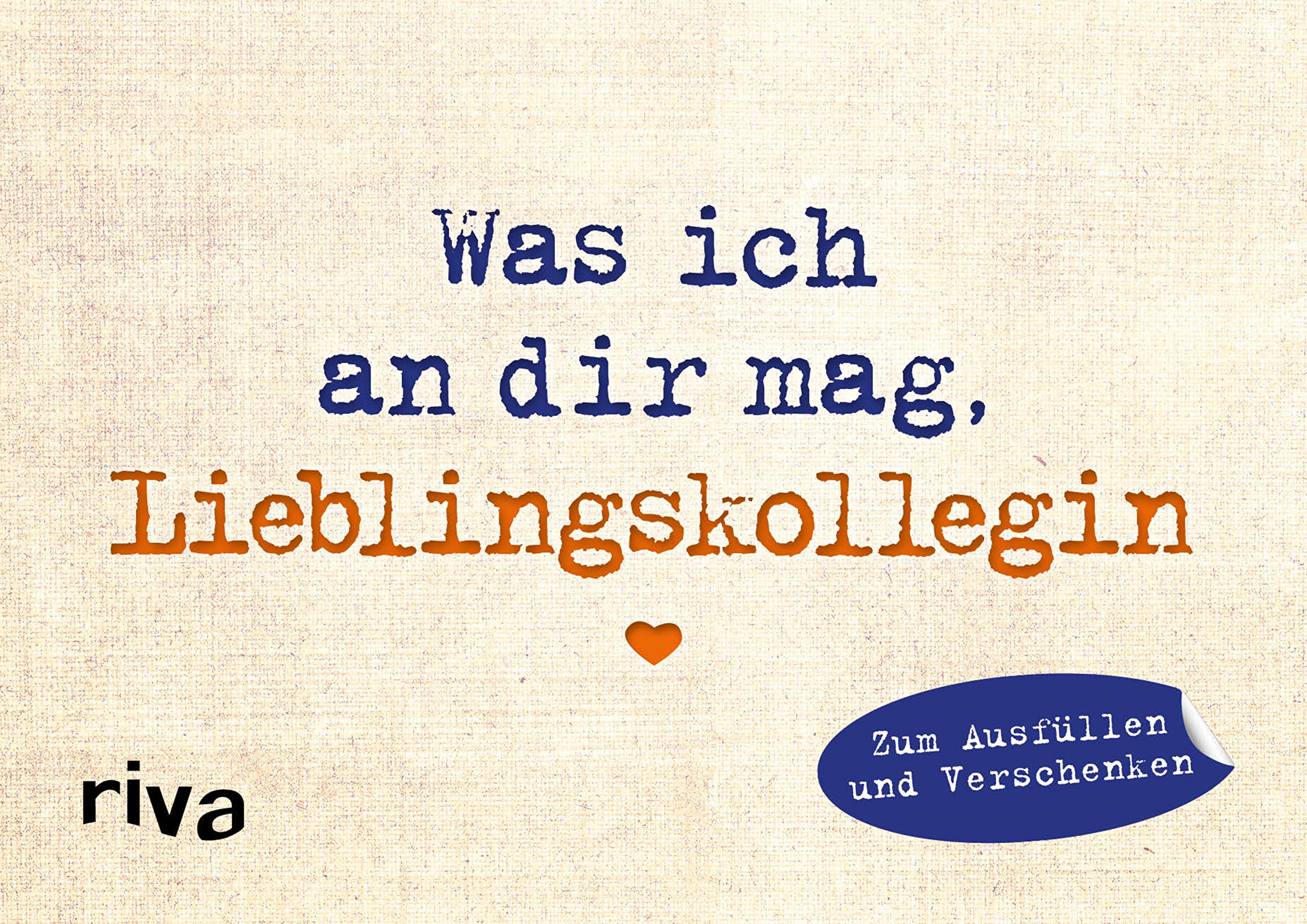 Was ich an dir mag, Lieblingskollegin – Miniversion: Zum Ausfüllen und Verschenken Lifestyle