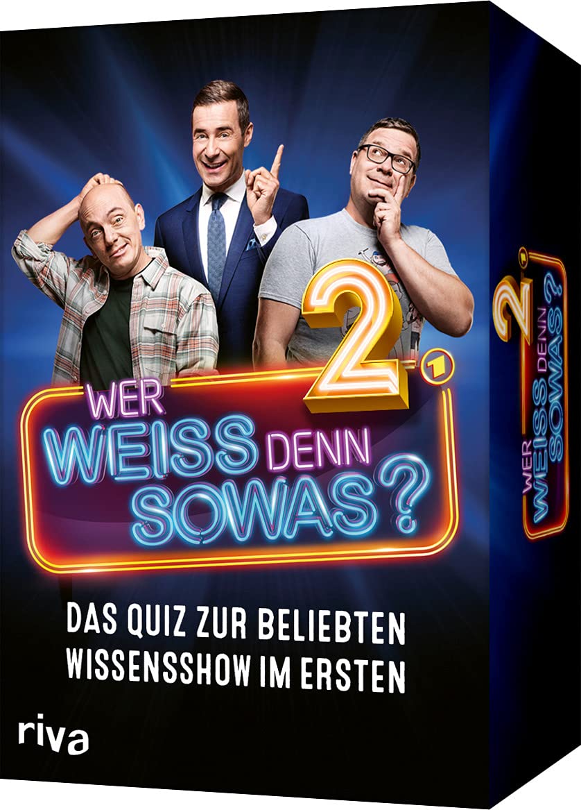 Wer weiß denn sowas? 2 – Das Quiz zur beliebten Wissensshow im Ersten: Trainiere dein Allgemeinwissen mit neuen Fragen aus der Show. Das perfekte Geschenk für alle Quiz-Fans (WWDS Quiz, Band 2) Board Games