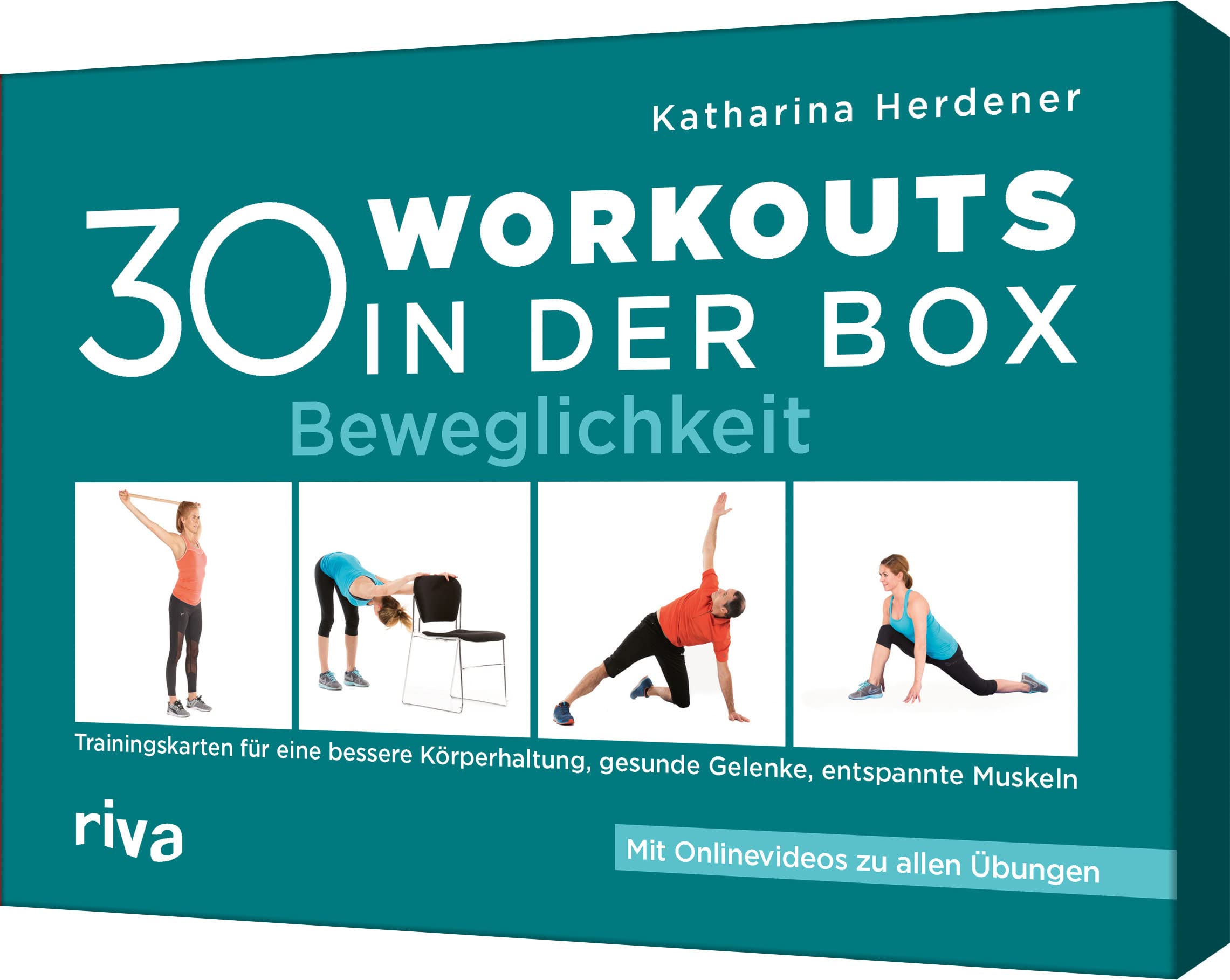 30 Workouts in der Box – Beweglichkeit: Trainingskarten für eine bessere Körperhaltung, gesunde Gelenke und entspannte Muskeln. Mit Onlinevideos zu allen Übungen Health, Nutrition & Fitness