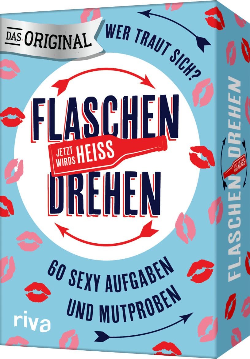 Flaschendrehen – Jetzt wird's heiß: 60 sexy Aufgaben und Mutproben. | Das Original. Der Spieleklassiker ab 18 Jahren – tolles Geschenk zum Geburtstag, Valentinstag, Weihnachten Lifestyle