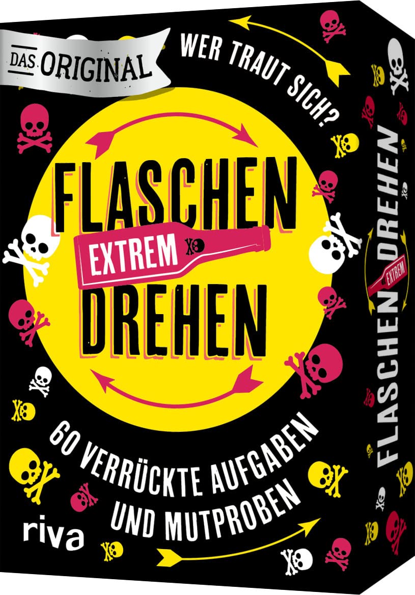 Flaschendrehen – Extrem: 60 verrückte Aufgaben und Mutproben. | Das Original. Der Spieleklassiker ab 18 Jahren – tolles Geschenk zum Geburtstag, Valentinstag, Weihnachten, Wichteln Living & Furnishing