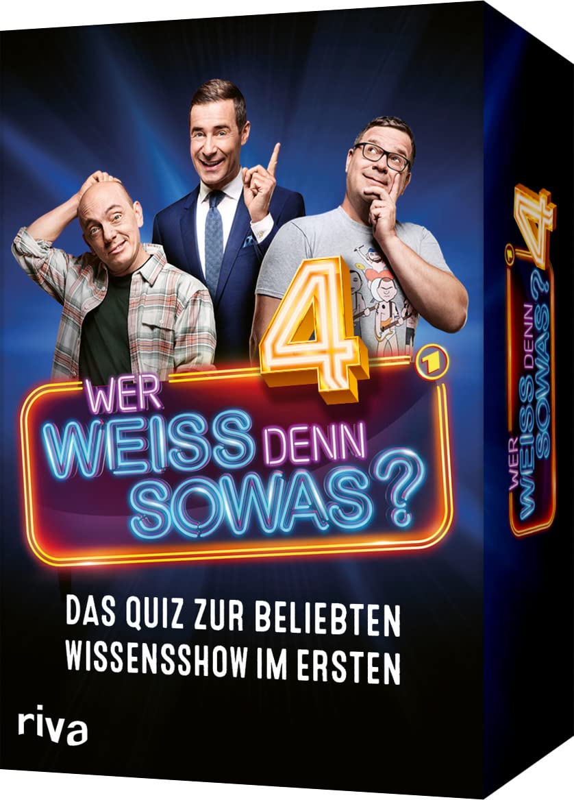 Wer weiß denn sowas? 4 – Das Quiz zur beliebten Wissensshow im Ersten: Trainiere dein Allgemeinwissen mit neuen Fragen aus der Show. Das perfekte Geschenk für alle Quiz-Fans (WWDS Quiz, Band 4) Film, Art & Culture