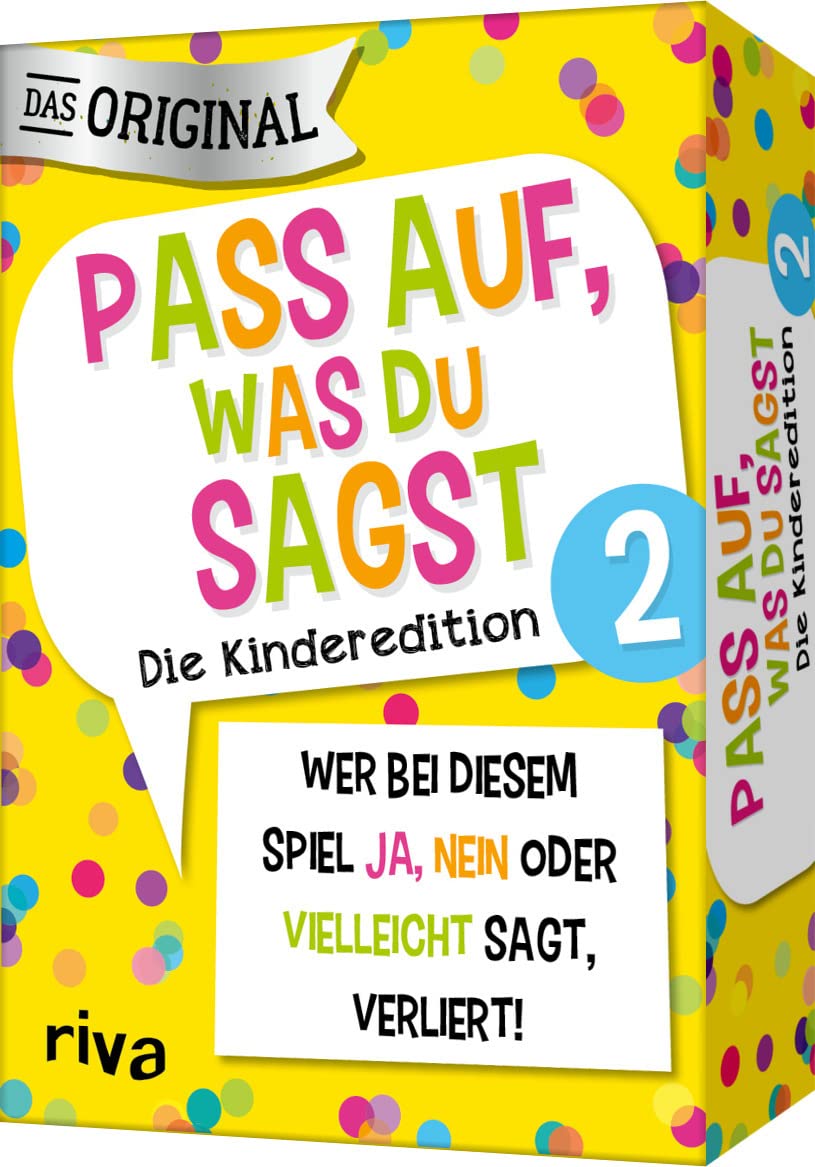 Pass auf, was du sagst – Die Kinderedition 2: Wer bei diesem Spiel »Ja«, »Nein« oder »Vielleicht« sagt, verliert! | Das Original. Das perfekte Geschenk zum Geburtstag. Ab 6 Jahren Parents & Children
