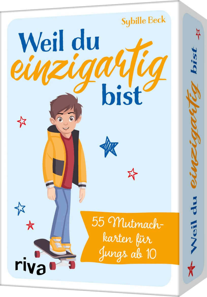 Weil du einzigartig bist: 55 Mutmachkarten für Jungs ab 10. Das perfekte Geschenk für den Sohn, Neffen, Enkel. Für mehr Selbstbewusstsein, Mut, innere Stärke, Selbstvertrauen Lifestyle