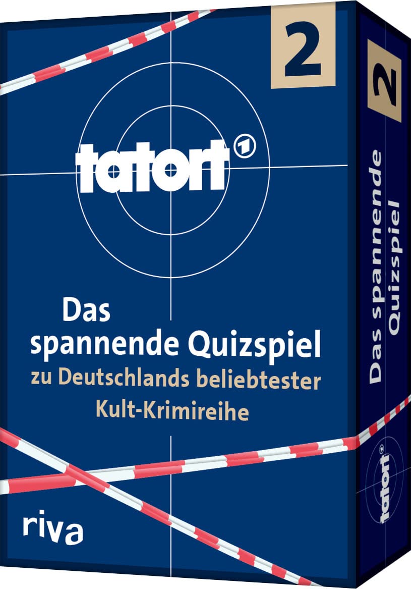 Tatort 2 – Das neue spannende Quizspiel zu Deutschlands beliebtester Kult-Krimireihe: Das perfekte Geschenk für alle Tatort-Fans im handlichen Kartenformat. Teste dein Fan-Wissen Film, Art & Culture