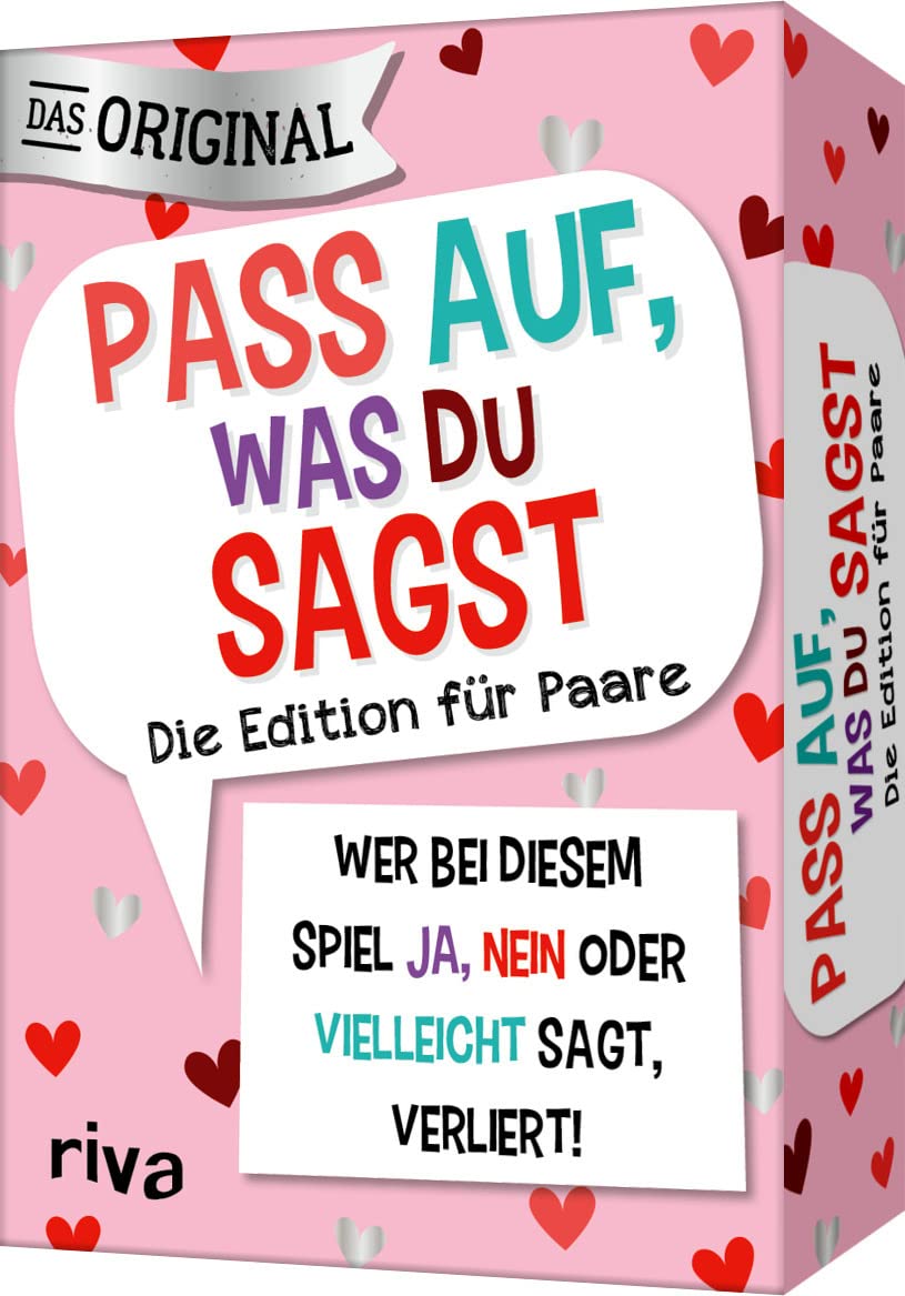 Pass auf, was du sagst – Die Edition für Paare: Wer bei diesem Spiel »Ja«, »Nein« oder »Vielleicht« sagt, verliert! | Das Original. Das perfekte Geschenk für Valentinstag, Hochzeit Leisure & Fun